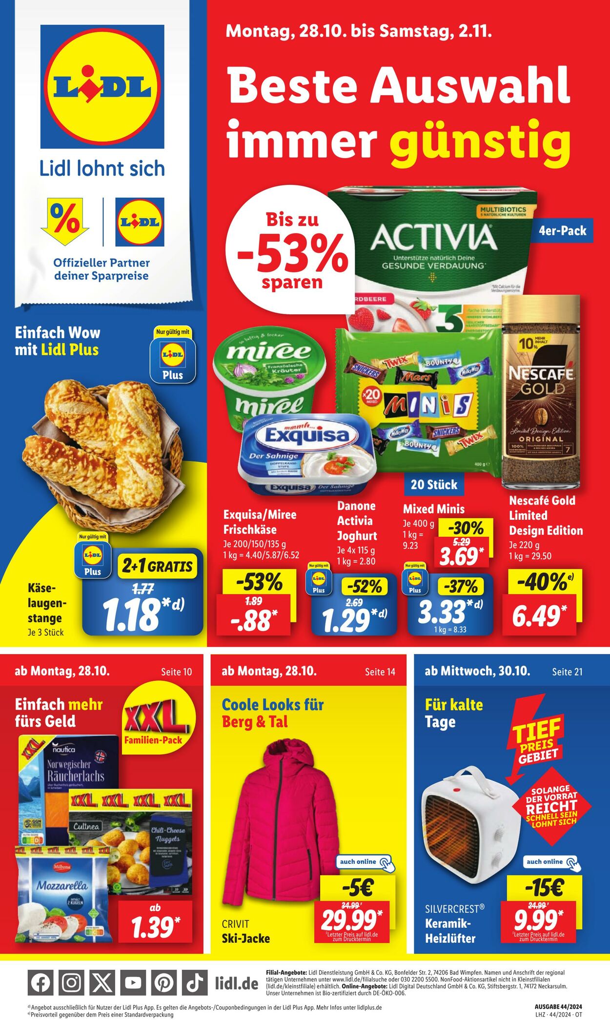 Prospekt Lidl 28.10.2024 - 02.11.2024