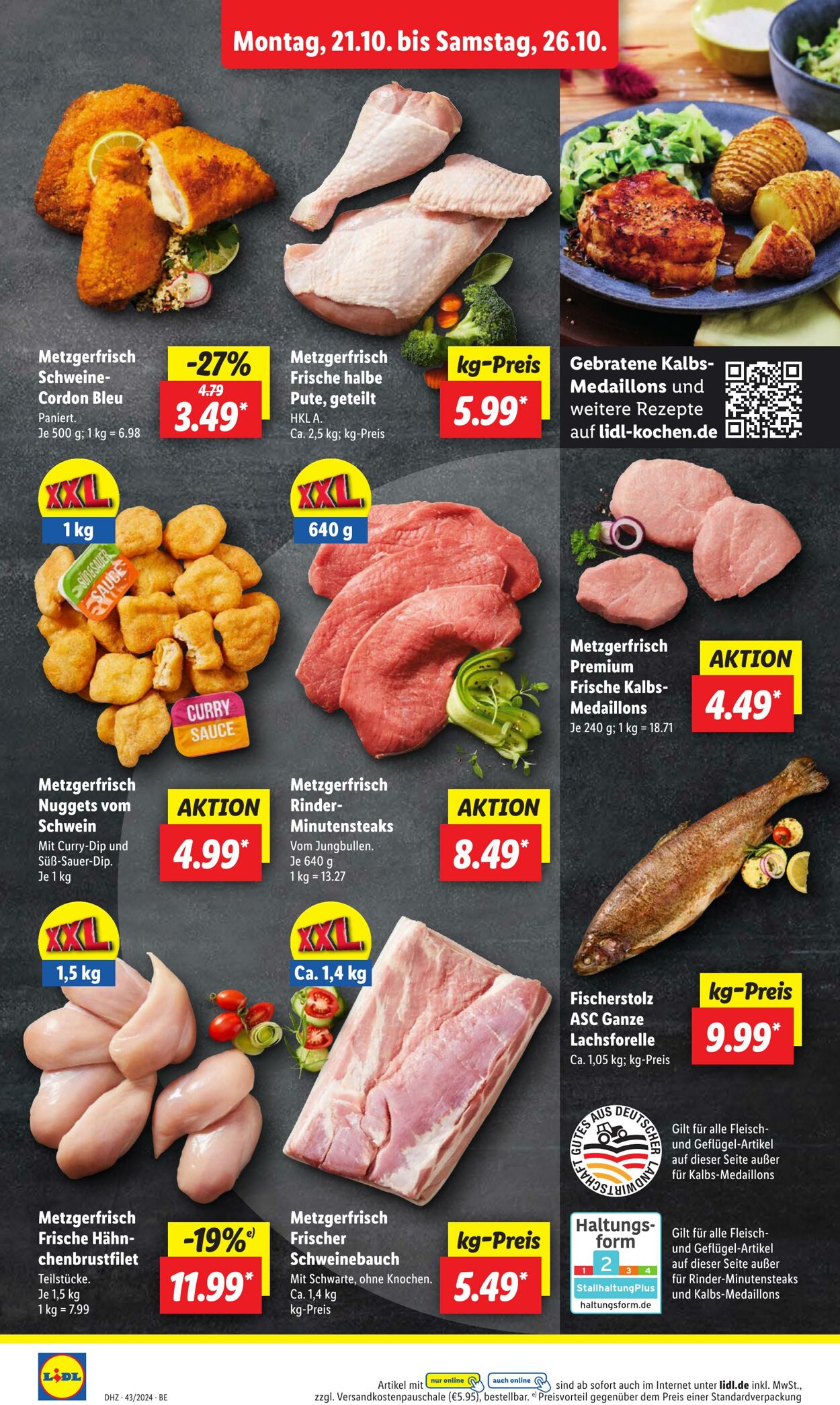 Prospekt Lidl 21.10.2024 - 26.10.2024