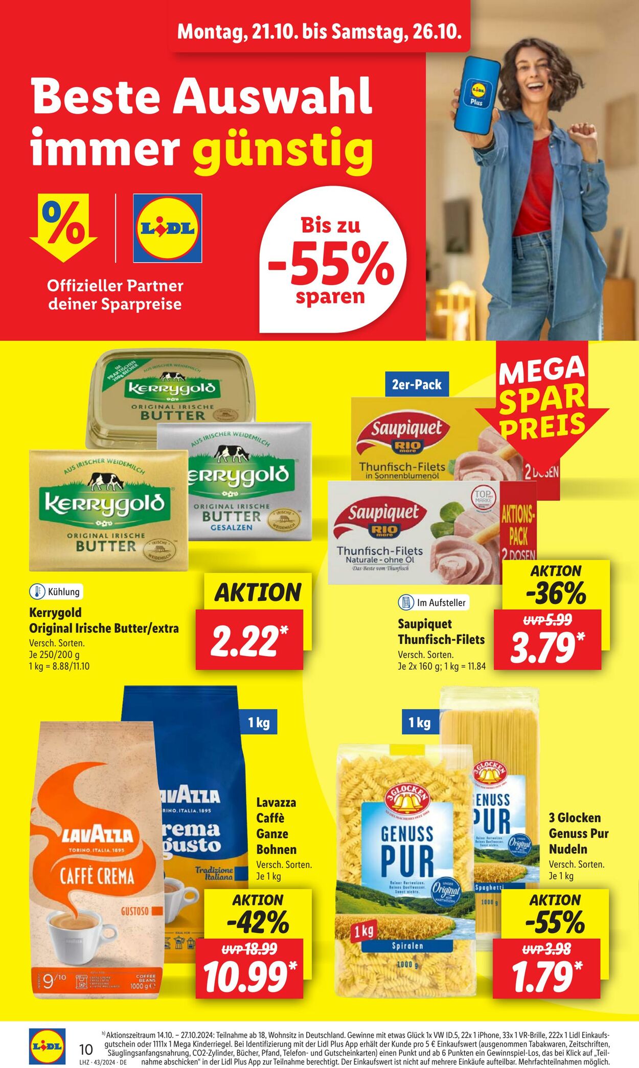 Prospekt Lidl 21.10.2024 - 26.10.2024