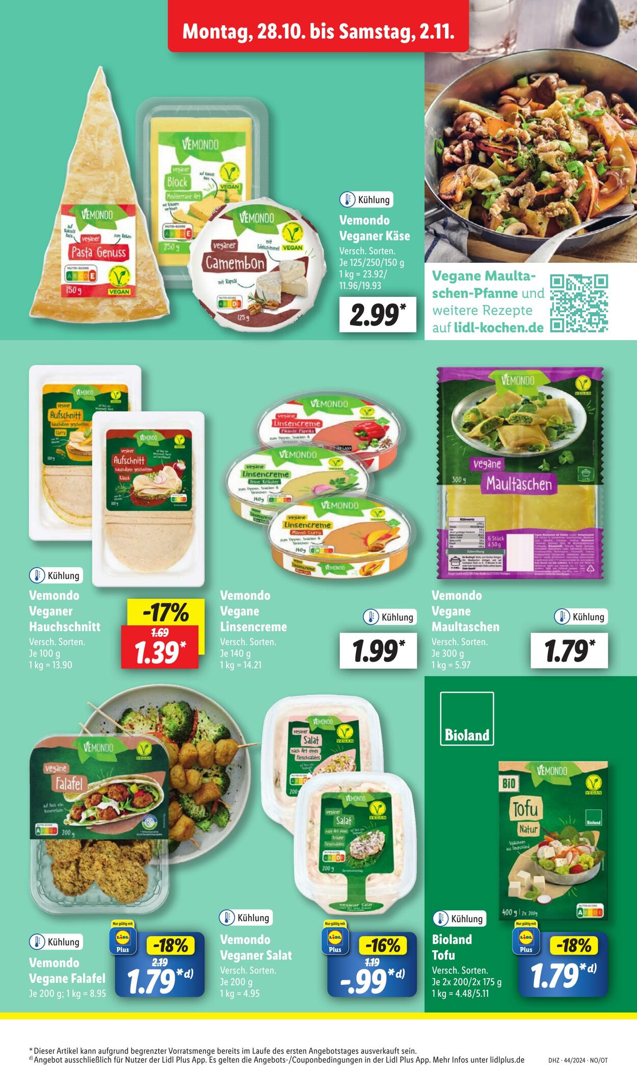 Prospekt Lidl 28.10.2024 - 02.11.2024