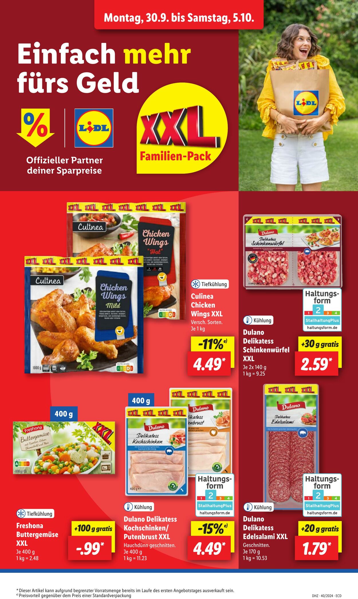 Prospekt Lidl 30.09.2024 - 05.10.2024