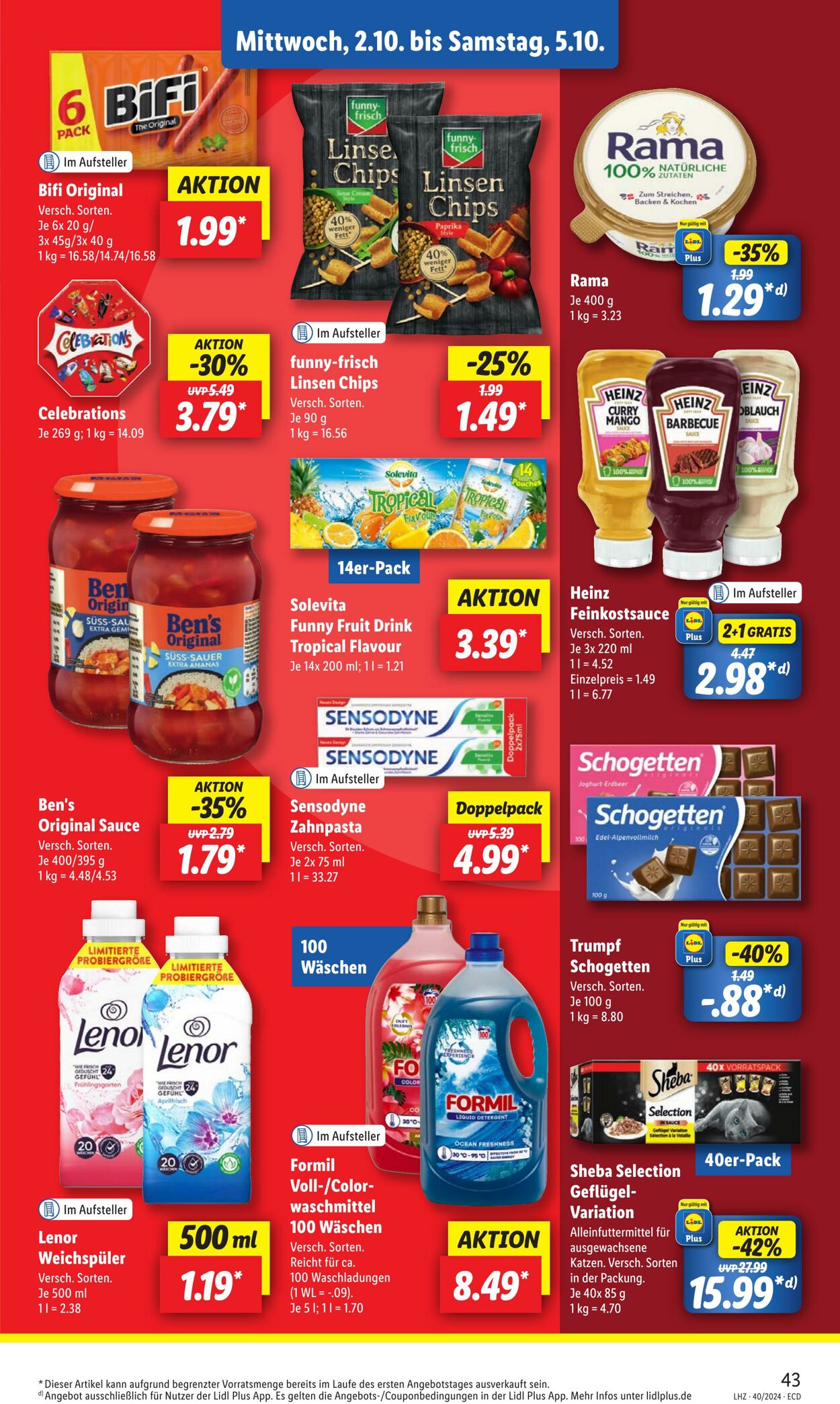 Prospekt Lidl 30.09.2024 - 05.10.2024