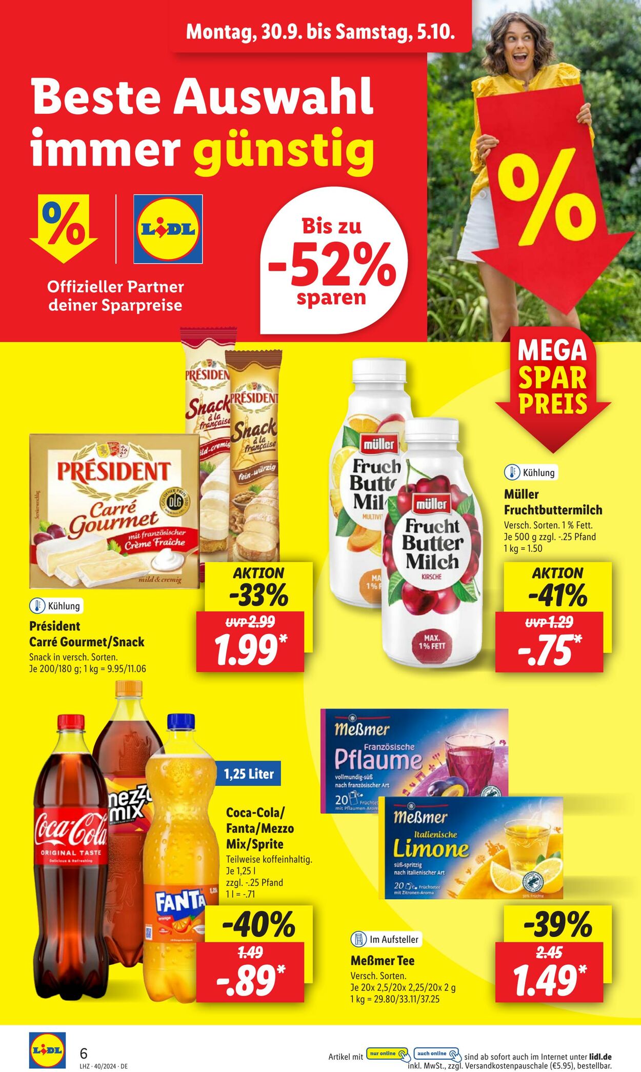 Prospekt Lidl 30.09.2024 - 05.10.2024