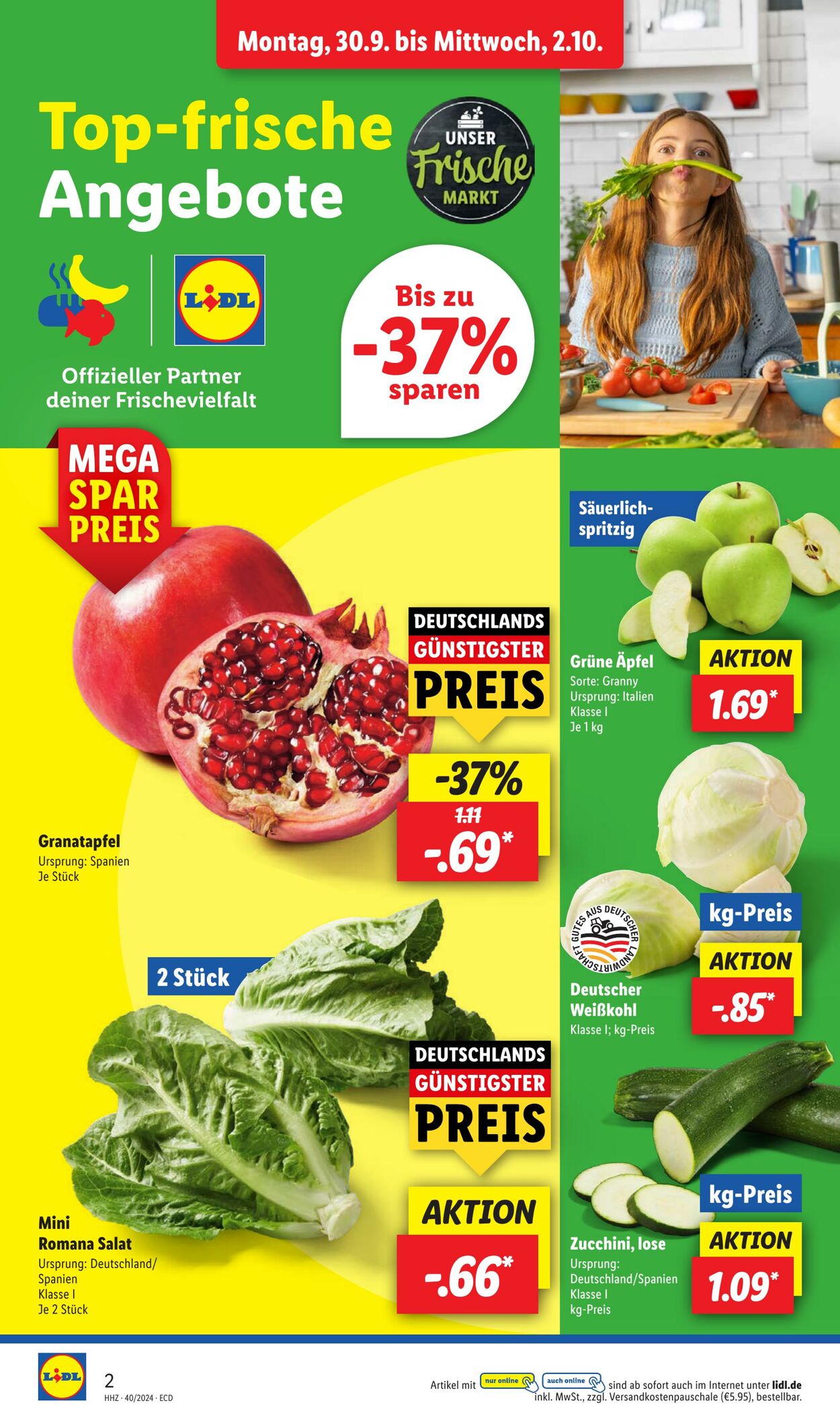 Prospekt Lidl 30.09.2024 - 05.10.2024