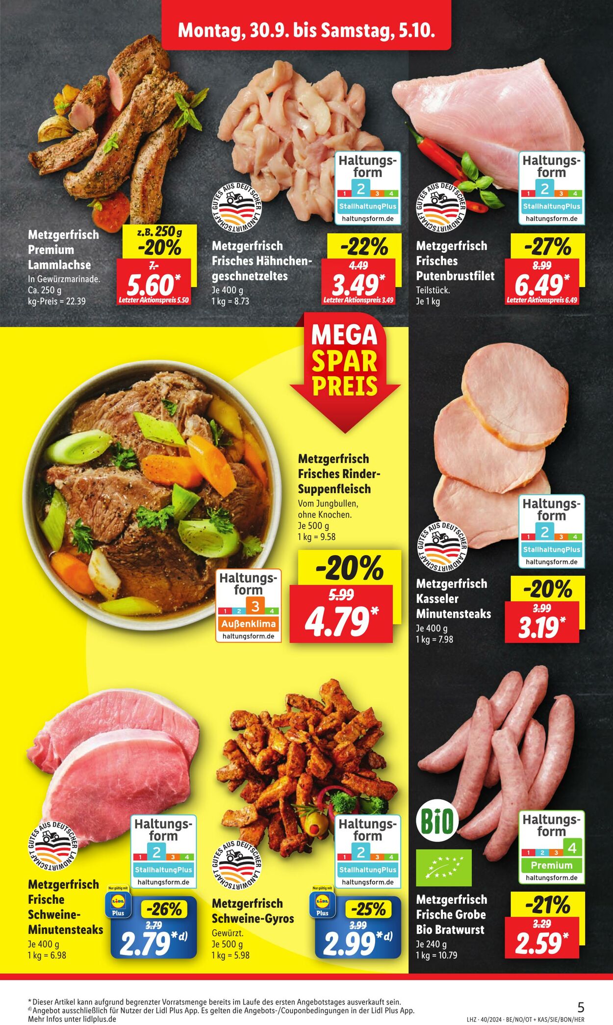 Prospekt Lidl 30.09.2024 - 05.10.2024