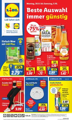 Prospekt Lidl 01.08.2022 - 31.08.2022