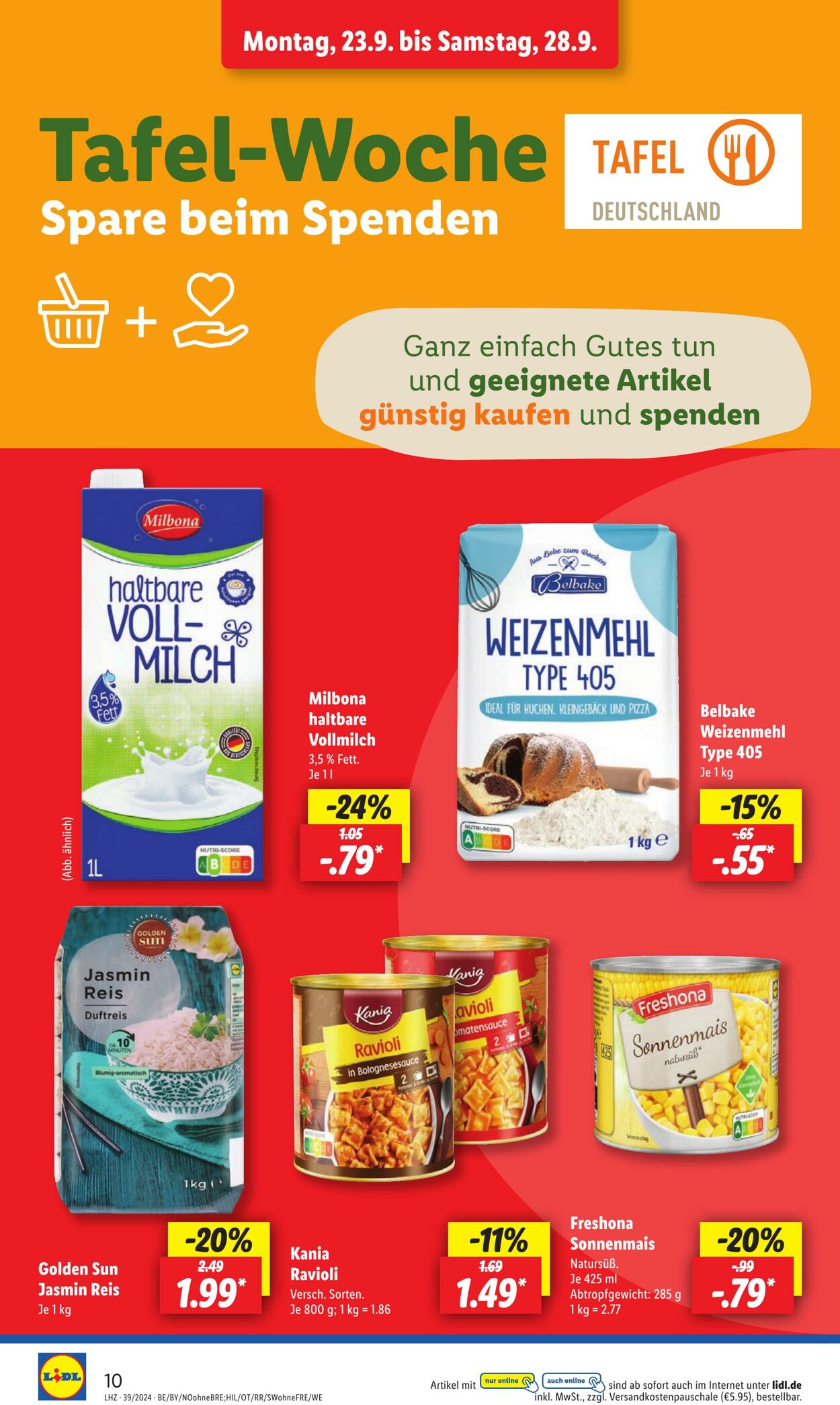 Prospekt Lidl 23.09.2024 - 28.09.2024