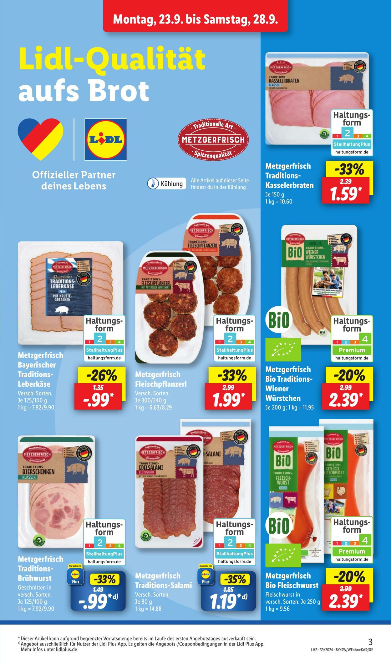 Prospekt Lidl 23.09.2024 - 28.09.2024