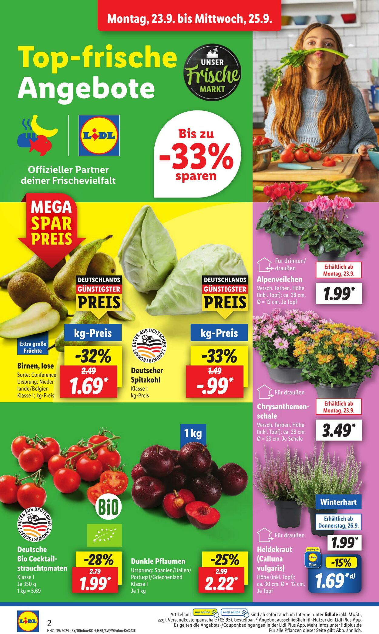 Prospekt Lidl 23.09.2024 - 28.09.2024