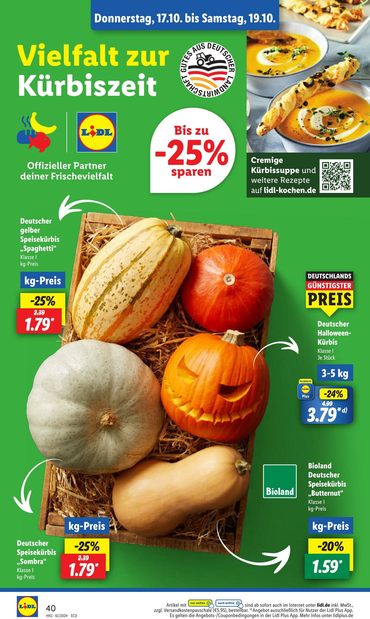 Prospekt Lidl 14.10.2024 - 19.10.2024