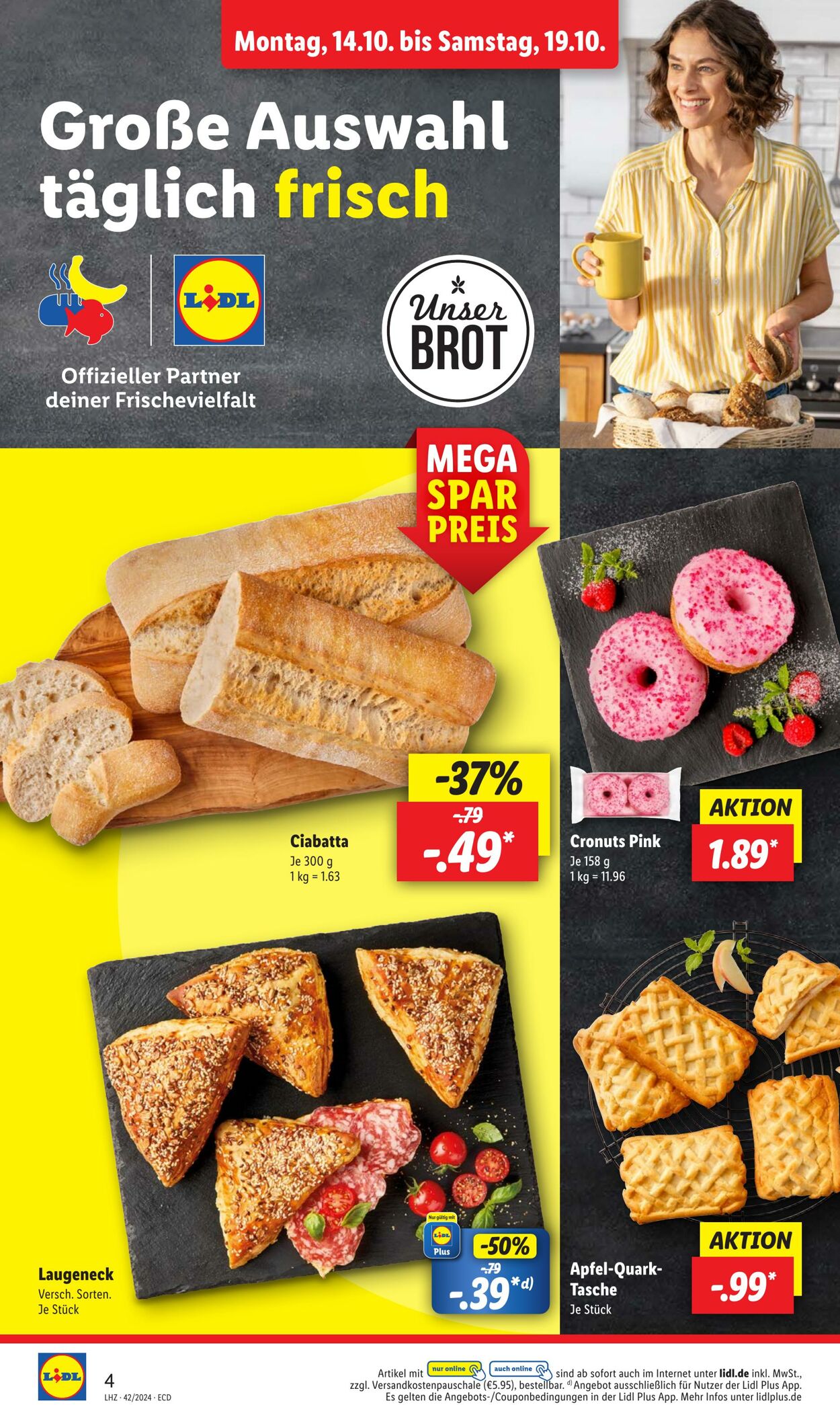 Prospekt Lidl 14.10.2024 - 19.10.2024