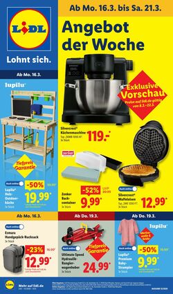 Prospekt Lidl 16.03.2026 - 21.03.2026
