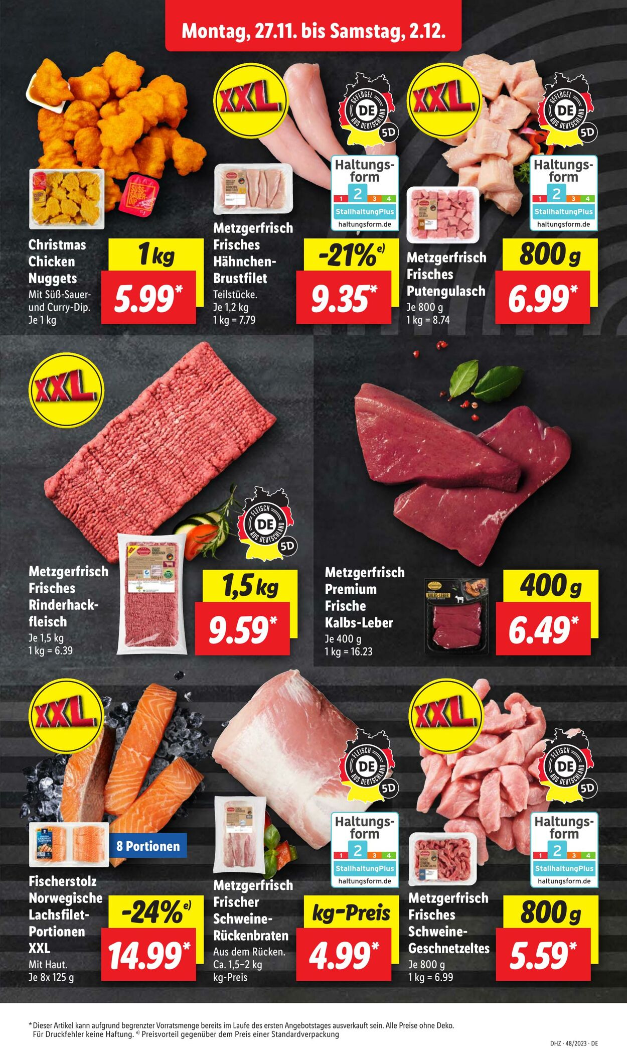 Prospekt Lidl 27.11.2023 - 02.12.2023