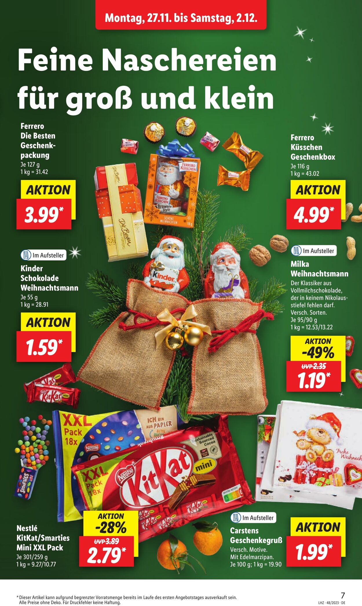 Prospekt Lidl 27.11.2023 - 02.12.2023