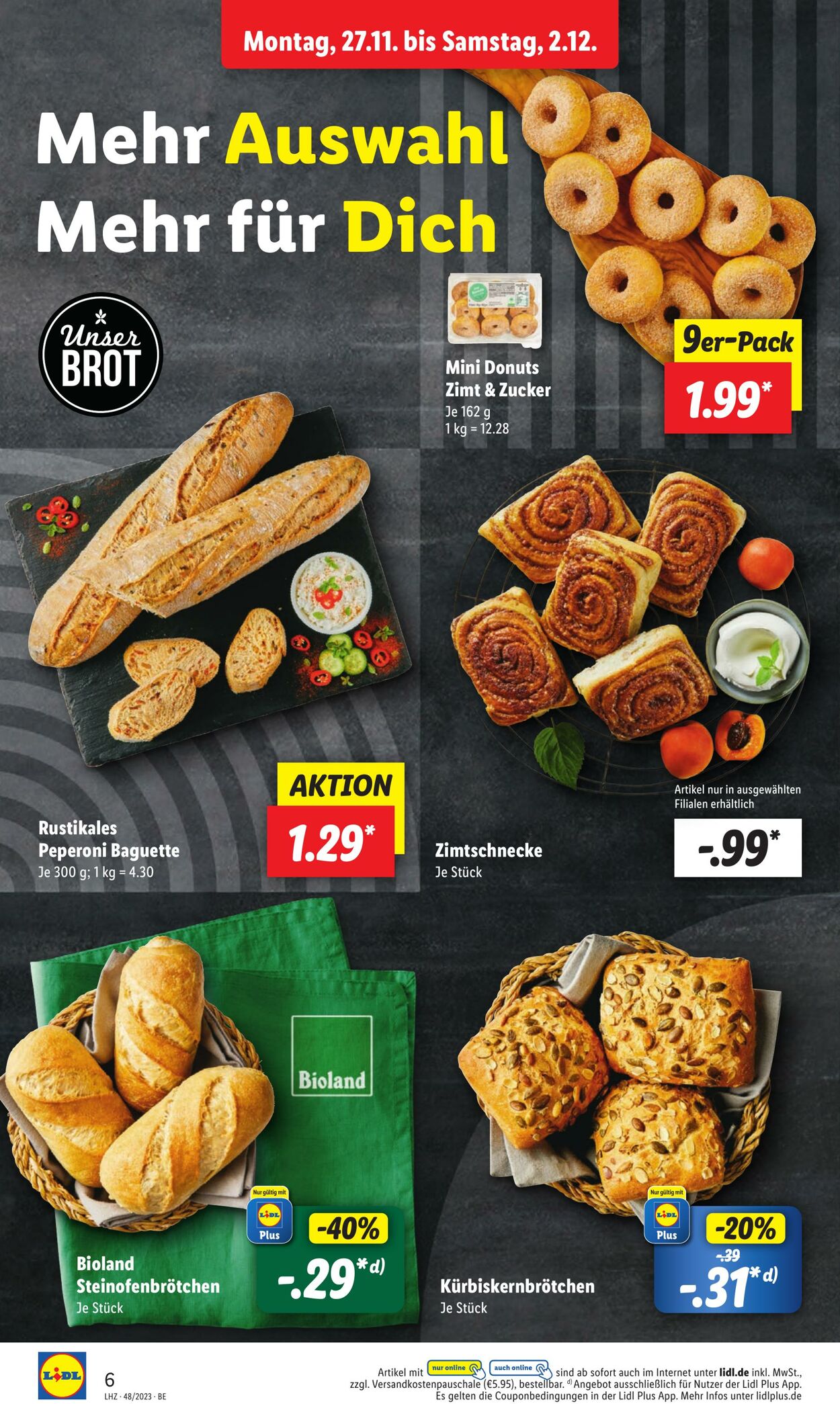 Prospekt Lidl 27.11.2023 - 02.12.2023