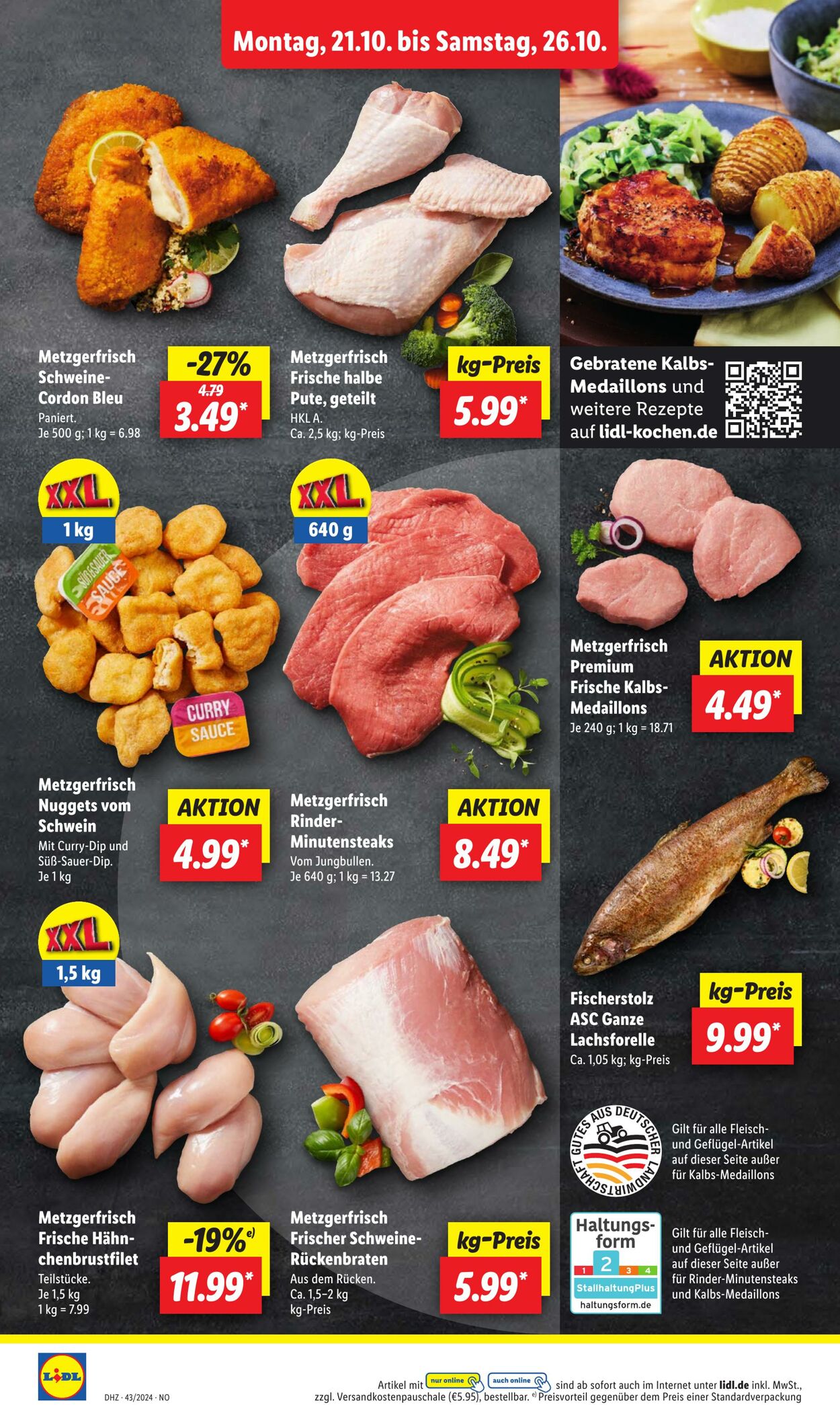 Prospekt Lidl 21.10.2024 - 26.10.2024