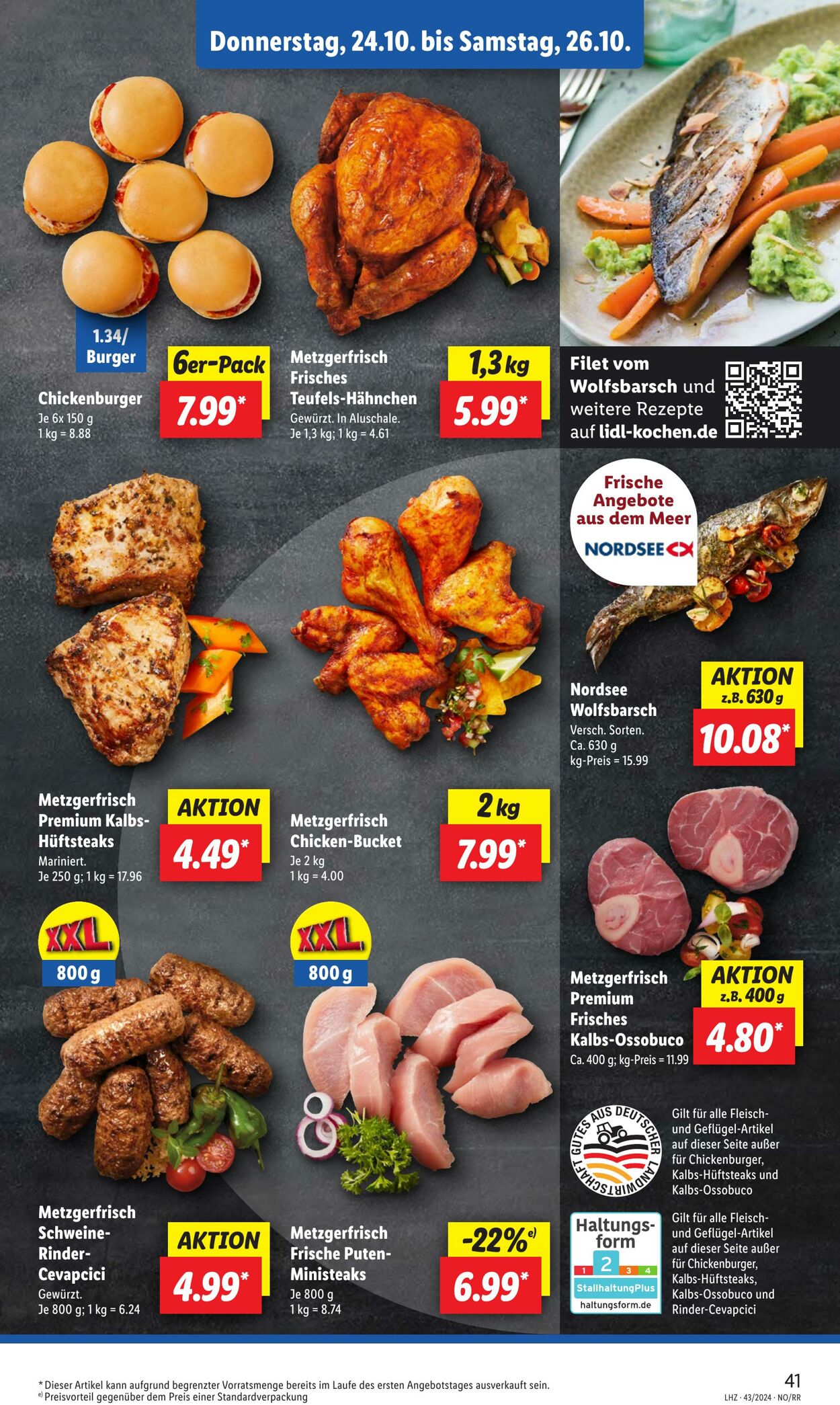 Prospekt Lidl 21.10.2024 - 26.10.2024