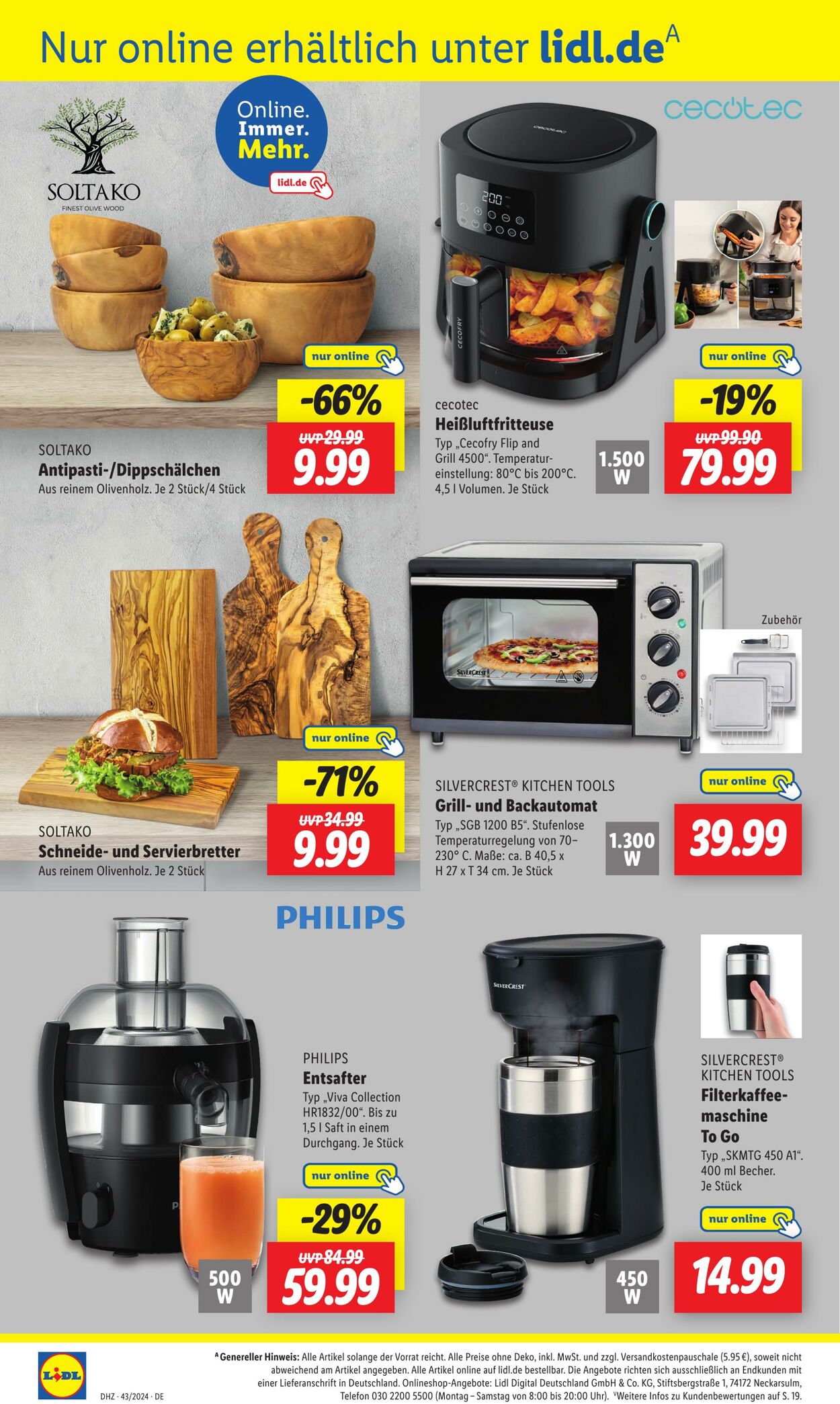 Prospekt Lidl 21.10.2024 - 26.10.2024