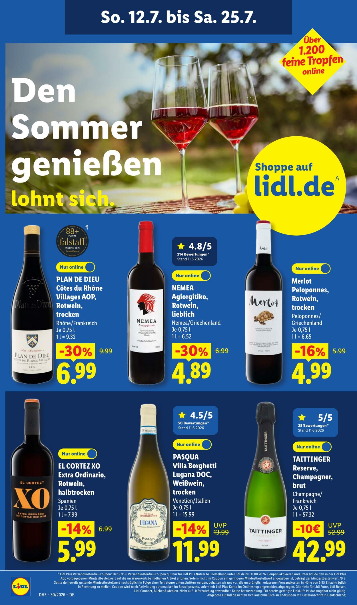 Prospekt Lidl 20.07.2026 - 25.07.2026