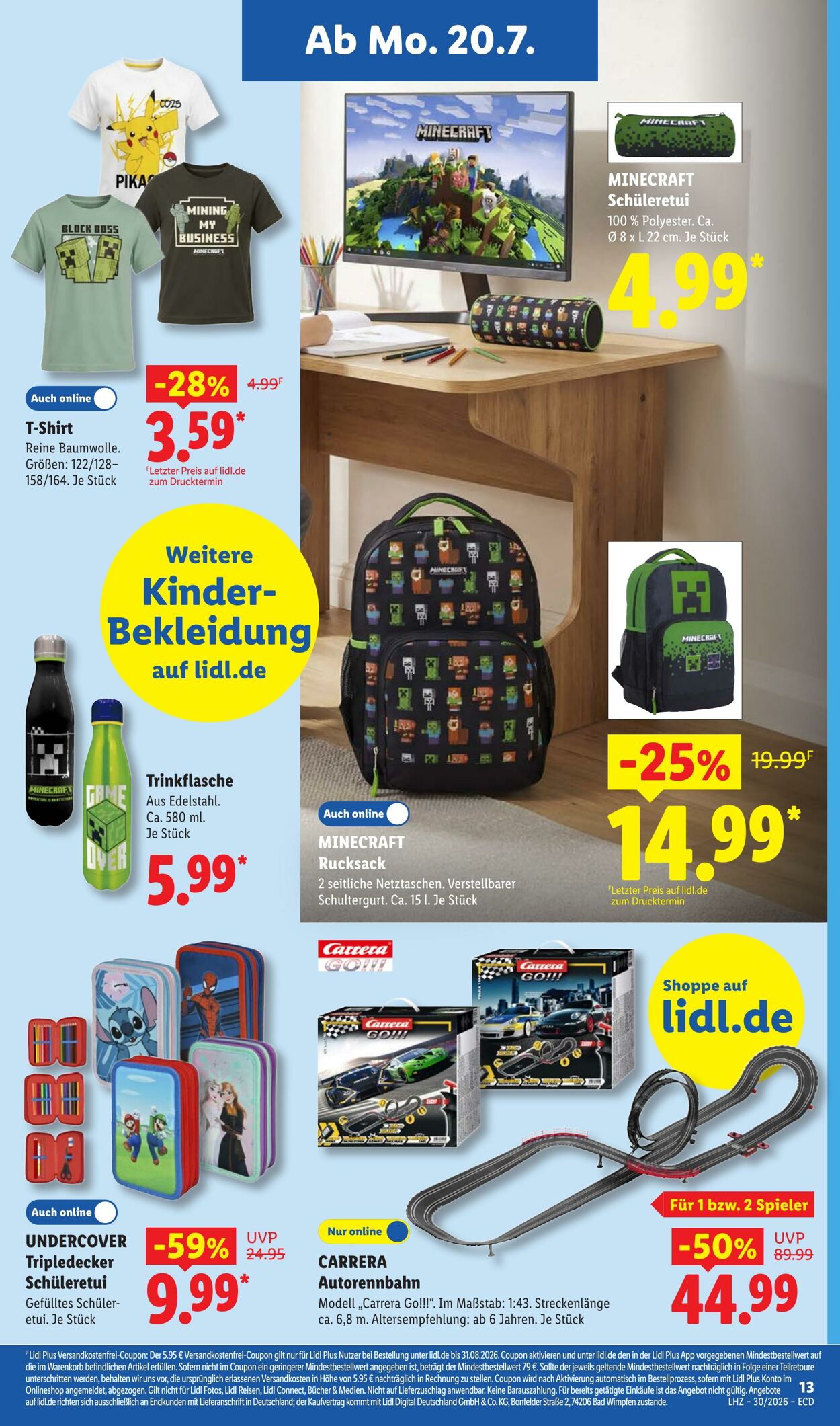 Prospekt Lidl 20.07.2026 - 25.07.2026