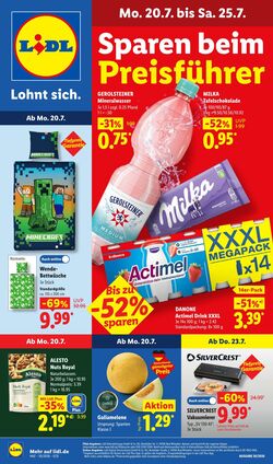 Prospekt Lidl 20.07.2026 - 25.07.2026