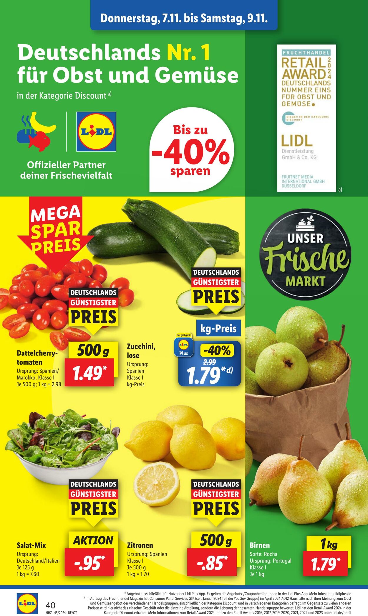 Prospekt Lidl 04.11.2024 - 09.11.2024