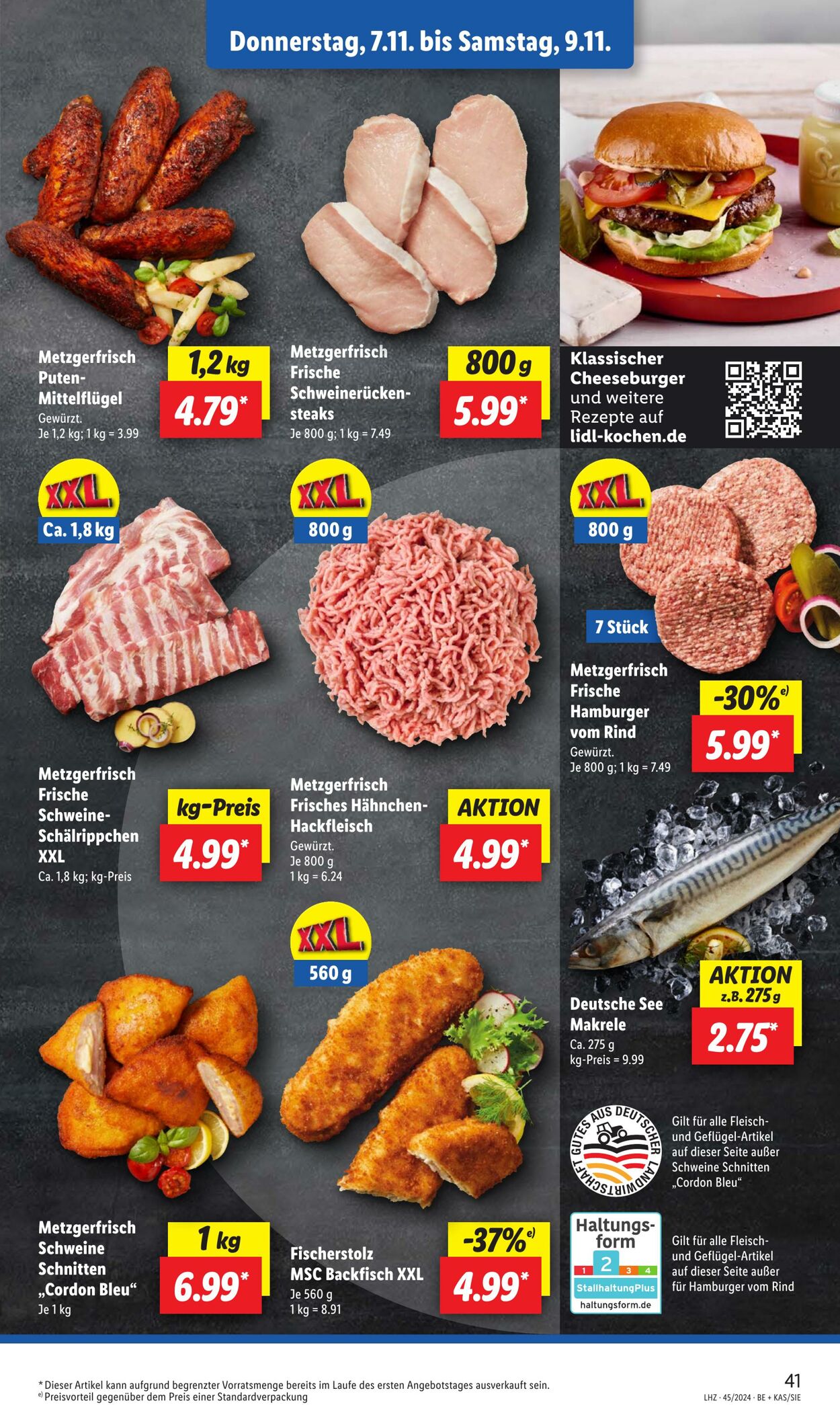 Prospekt Lidl 04.11.2024 - 09.11.2024