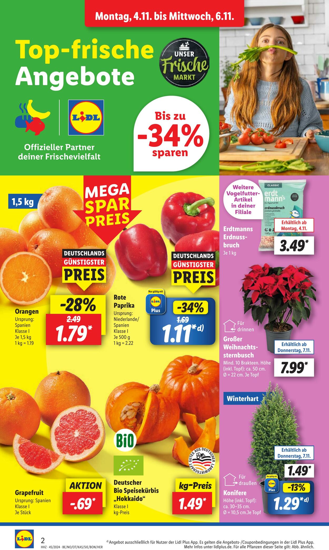 Prospekt Lidl 04.11.2024 - 09.11.2024