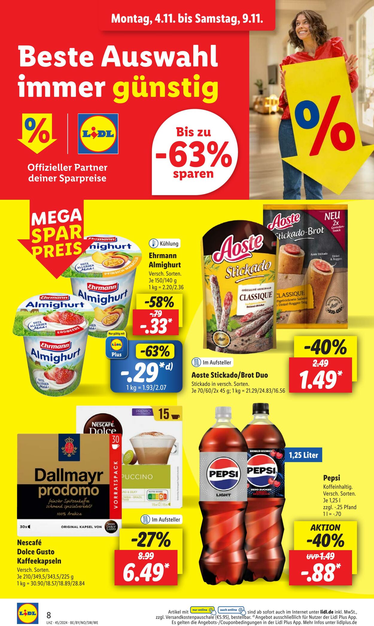 Prospekt Lidl 04.11.2024 - 09.11.2024