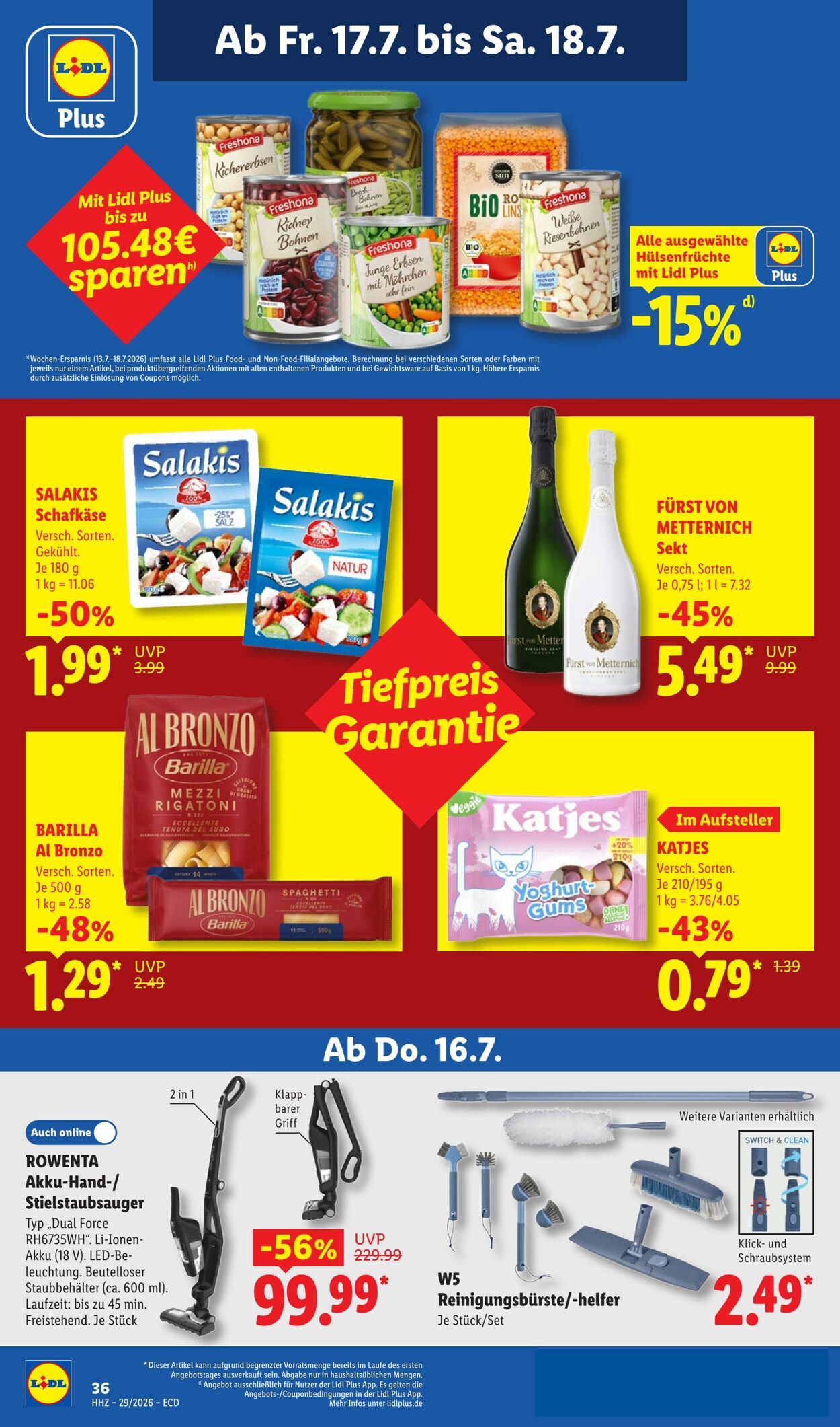 Prospekt Lidl 13.07.2026 - 18.07.2026