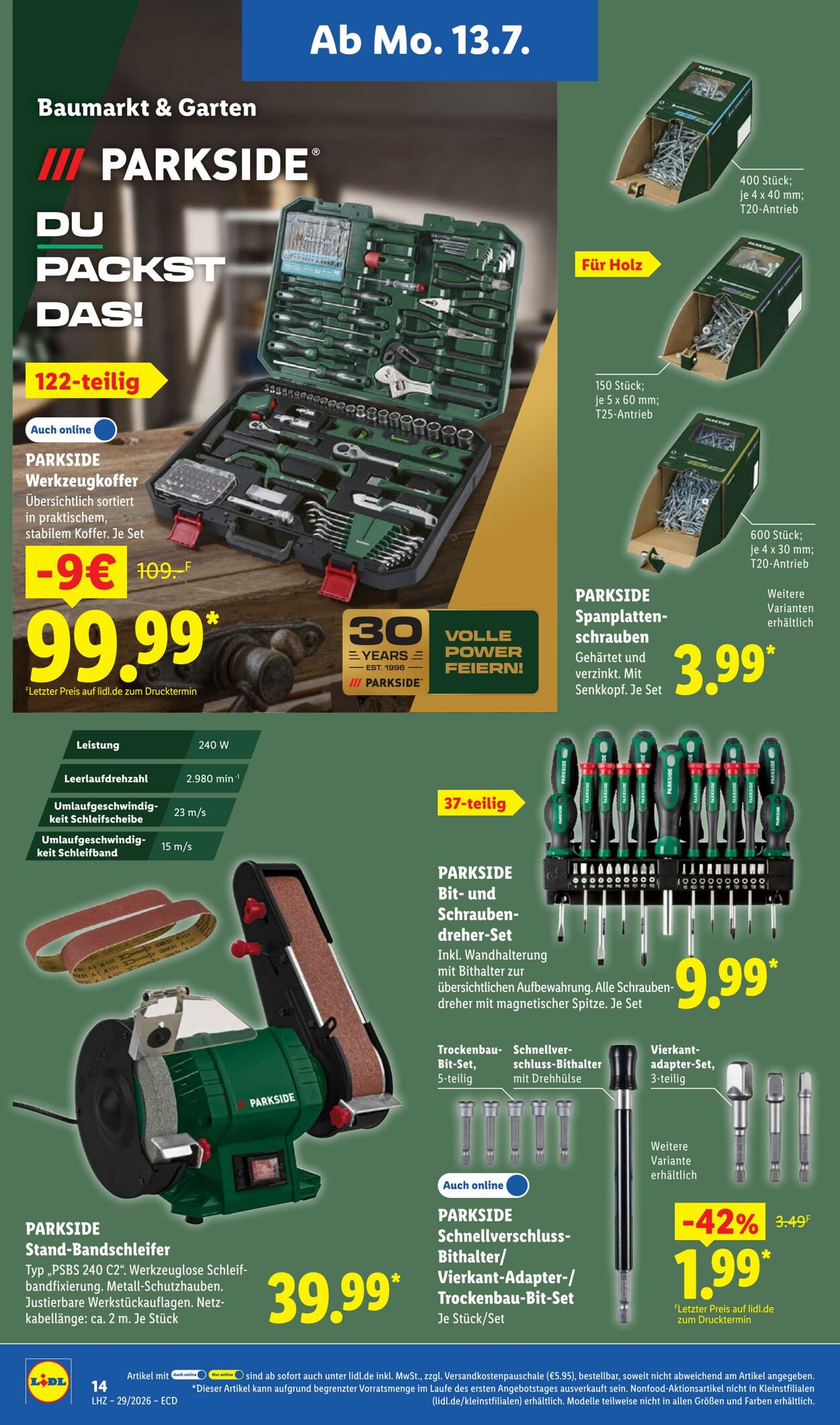 Prospekt Lidl 13.07.2026 - 18.07.2026