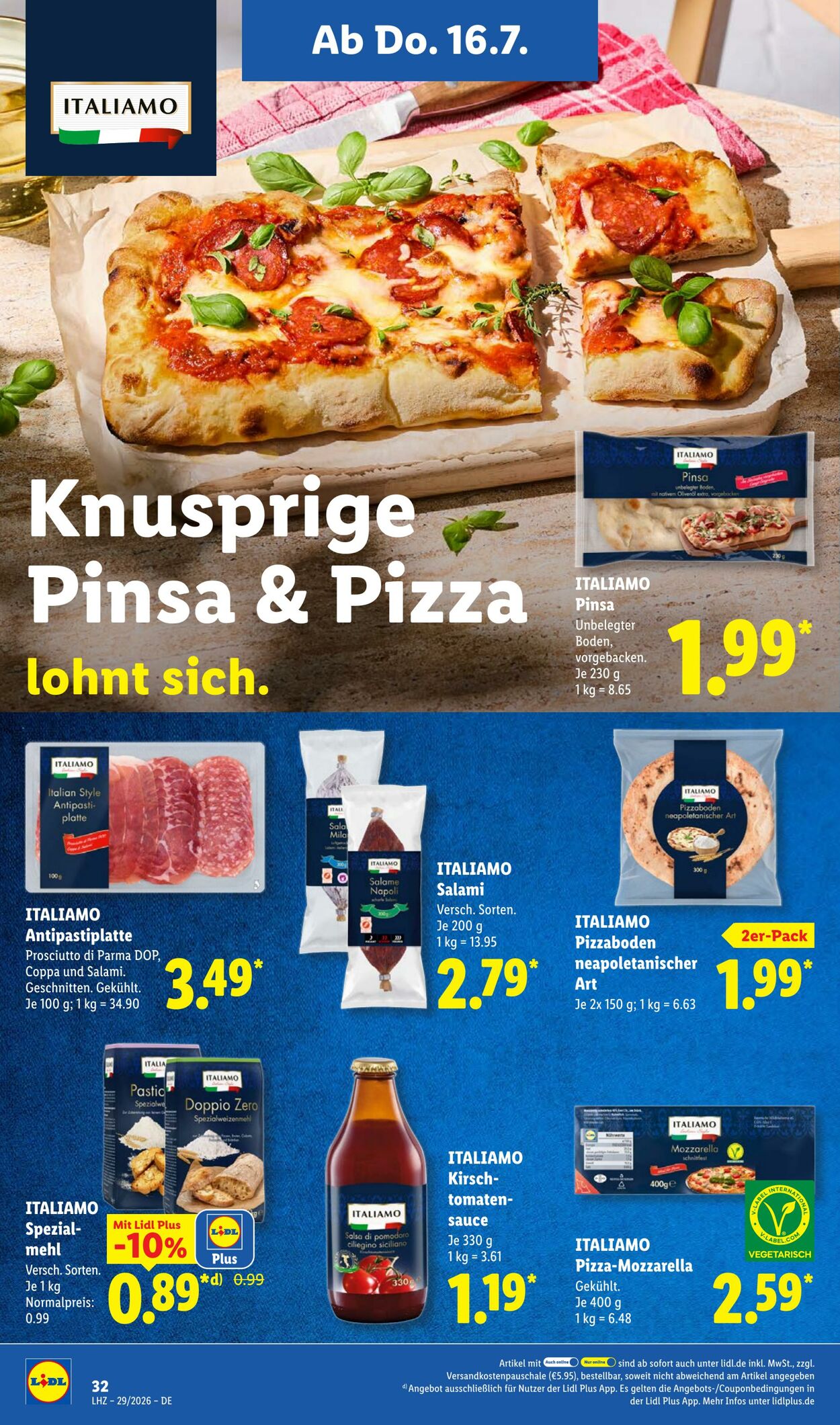 Prospekt Lidl 13.07.2026 - 18.07.2026