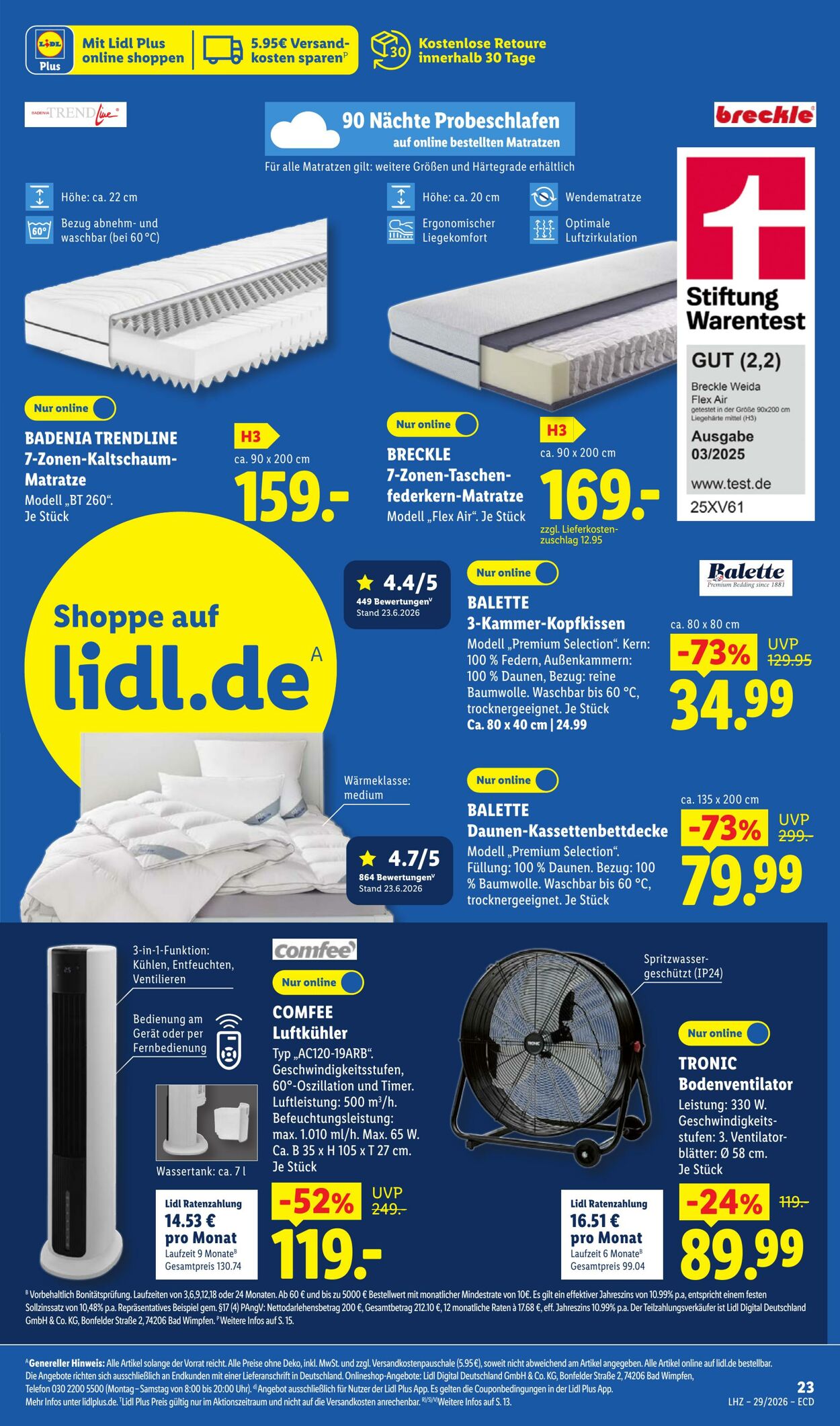 Prospekt Lidl 13.07.2026 - 18.07.2026
