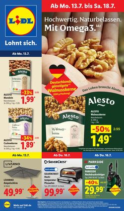 Prospekt Lidl 13.07.2026 - 18.07.2026