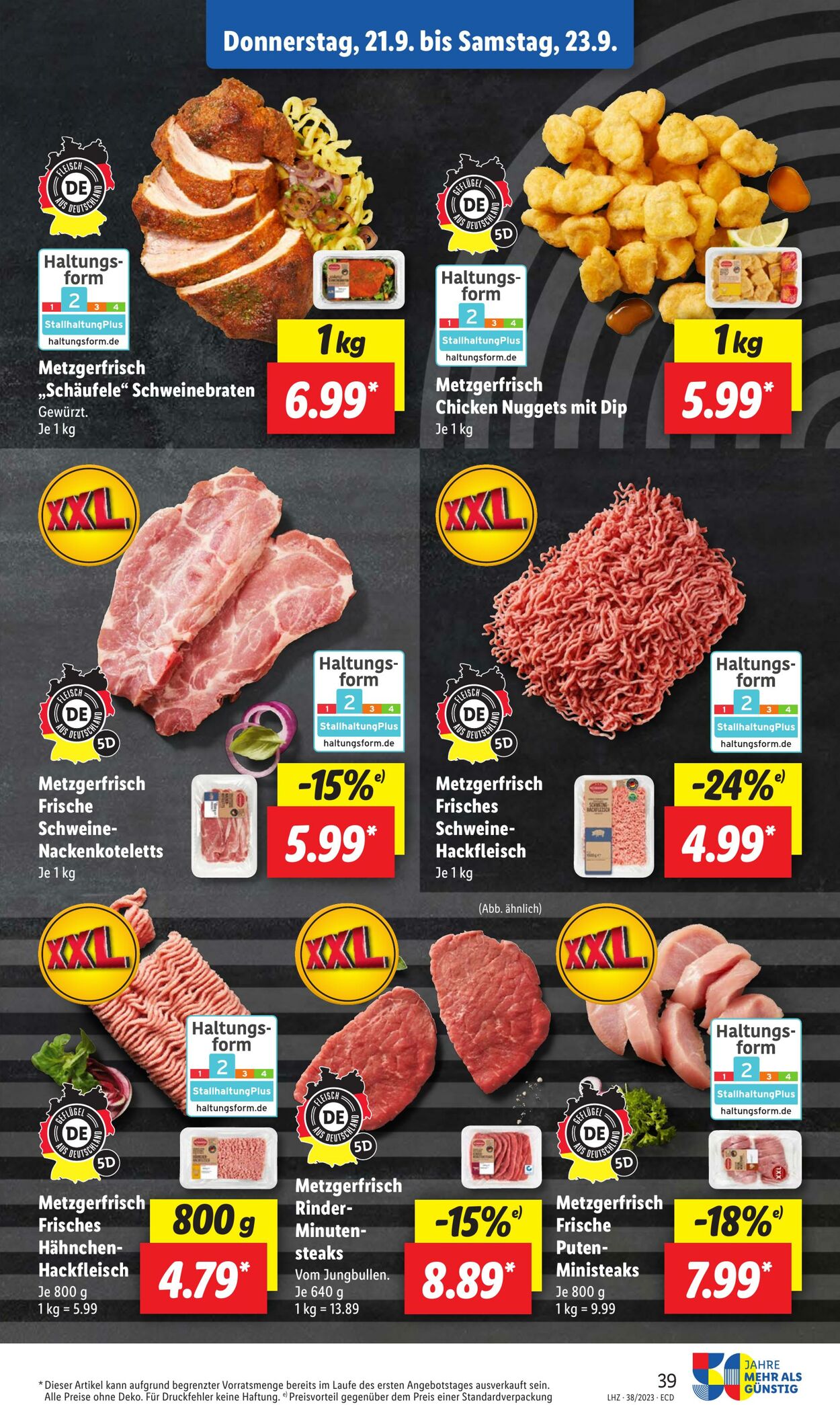 Prospekt Lidl 18.09.2023 - 23.09.2023