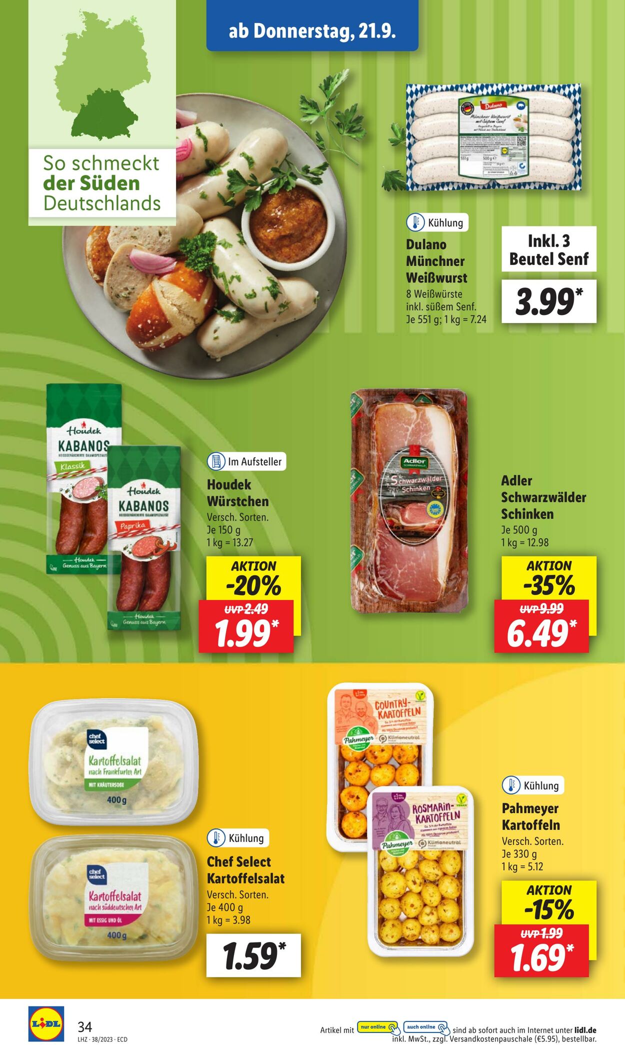 Prospekt Lidl 18.09.2023 - 23.09.2023