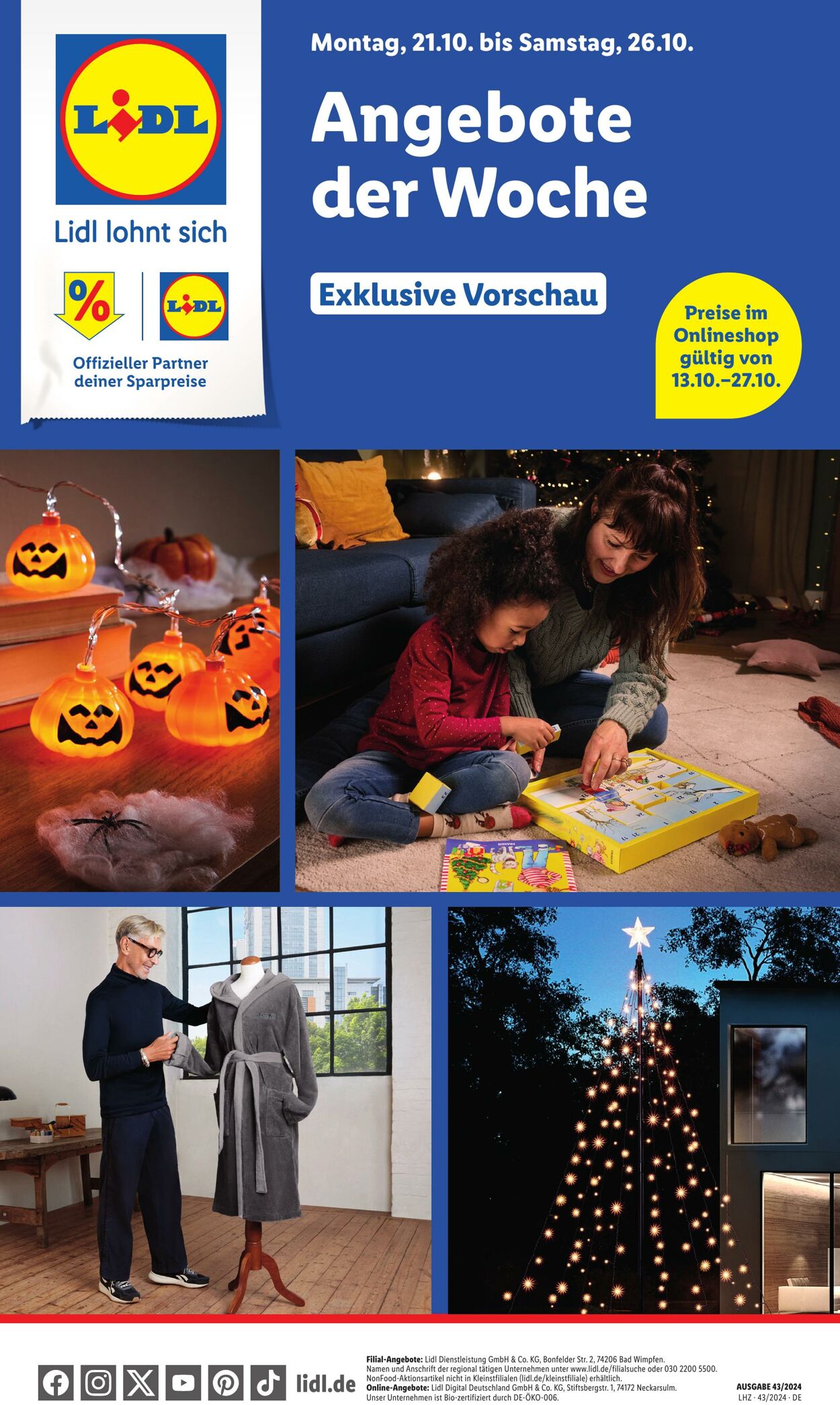 Prospekt Lidl 21.10.2024 - 26.10.2024