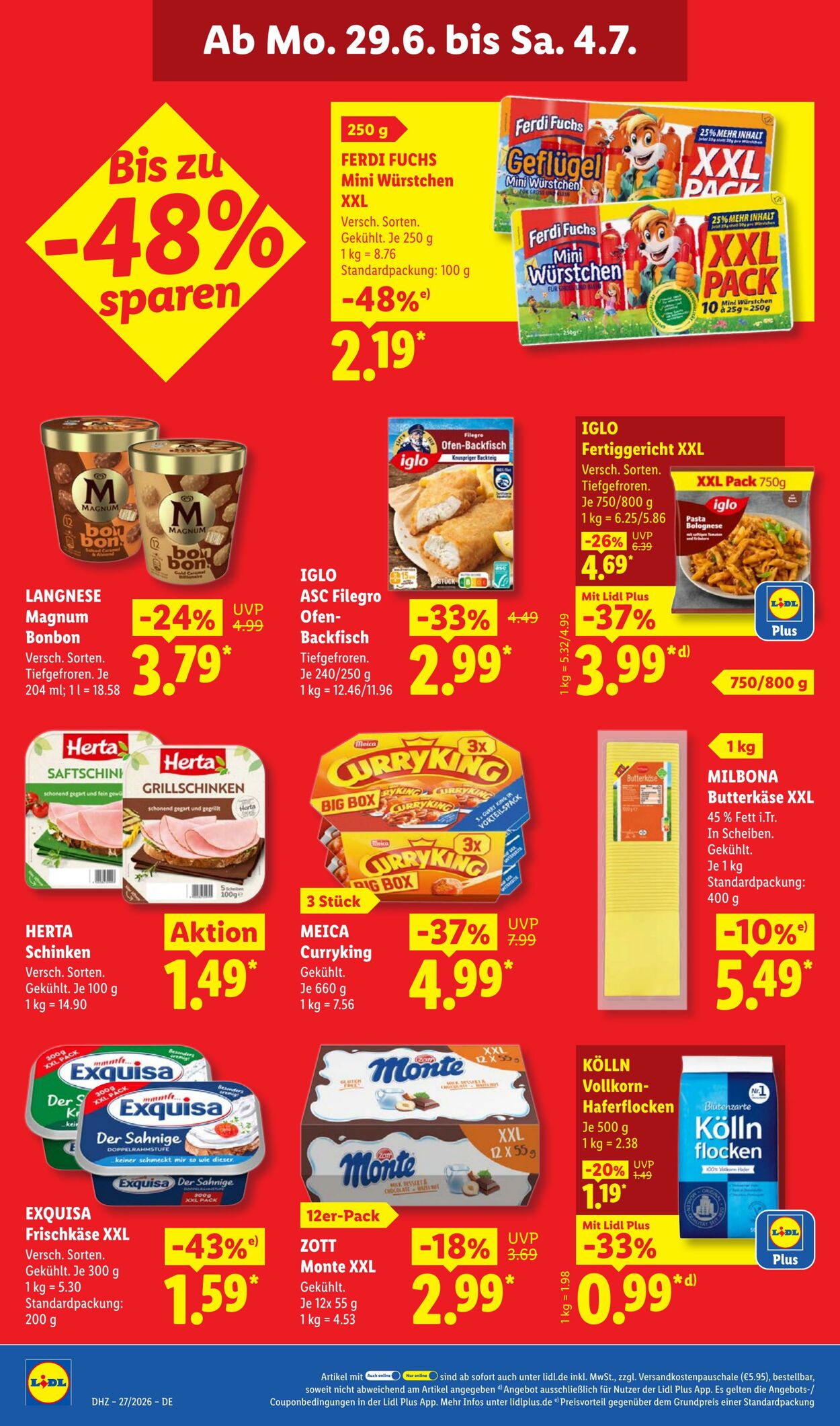Prospekt Lidl 29.06.2026 - 04.07.2026
