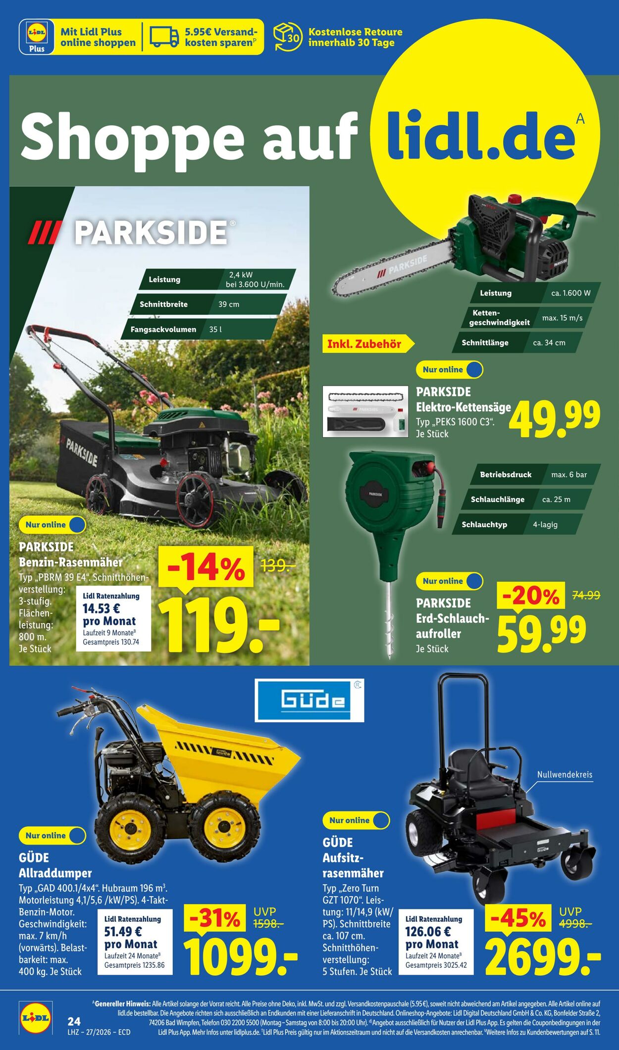 Prospekt Lidl 29.06.2026 - 04.07.2026