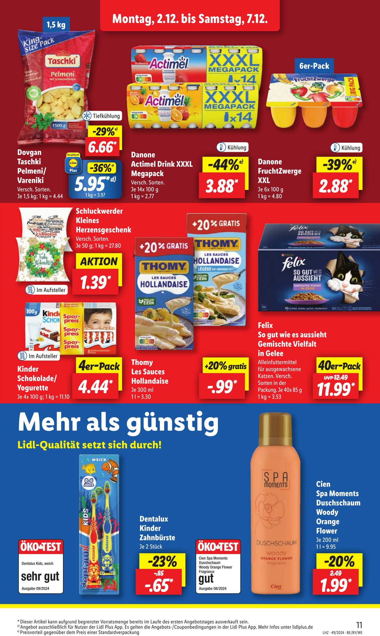 Prospekt Lidl 02.12.2024 - 07.12.2024