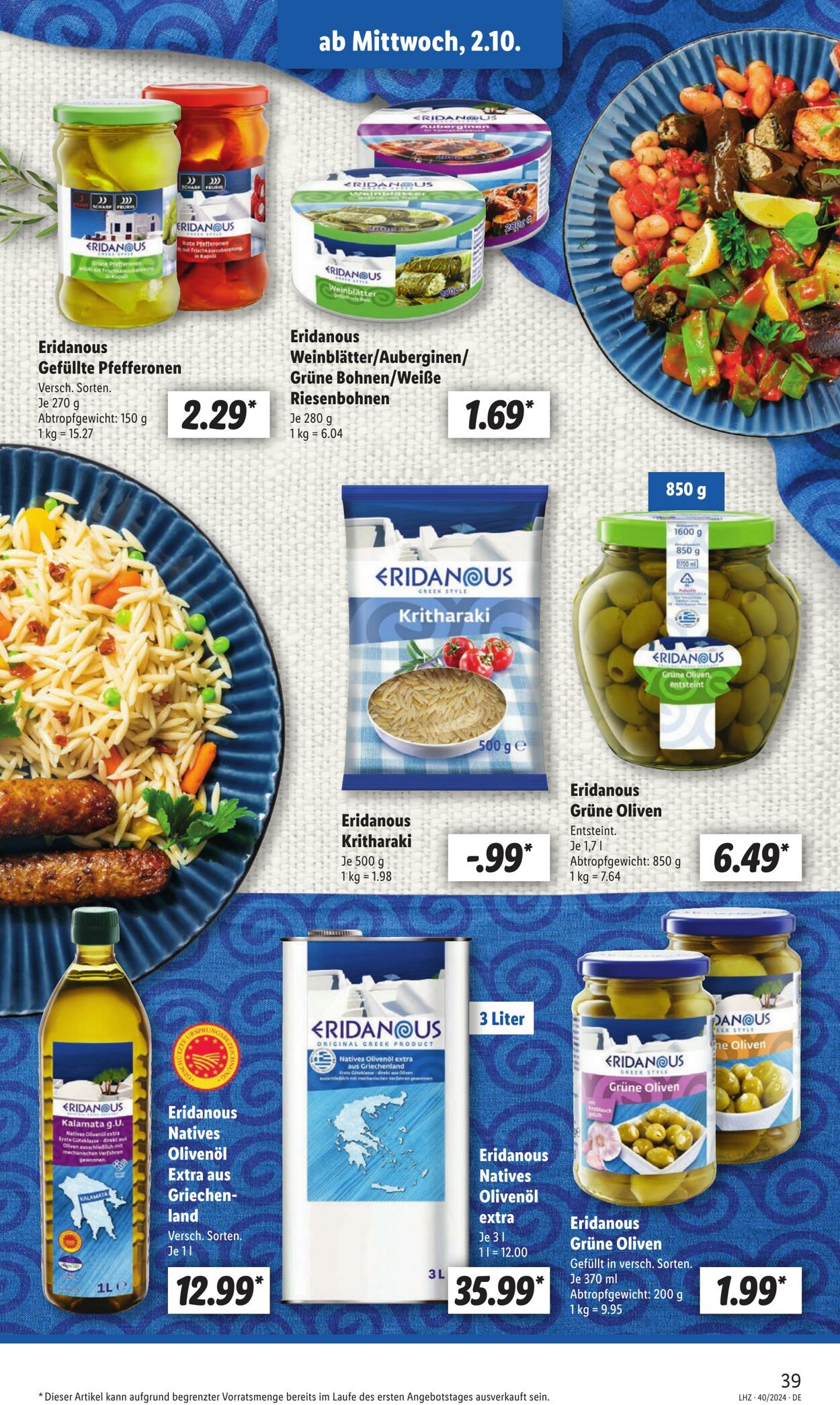 Prospekt Lidl 30.09.2024 - 05.10.2024