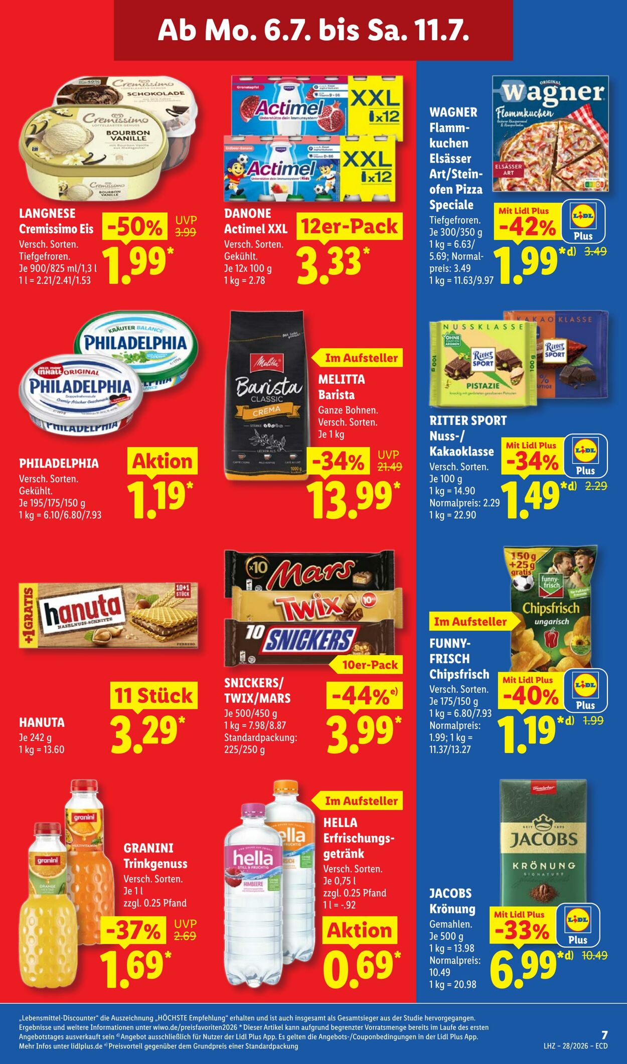 Prospekt Lidl 06.07.2026 - 11.07.2026