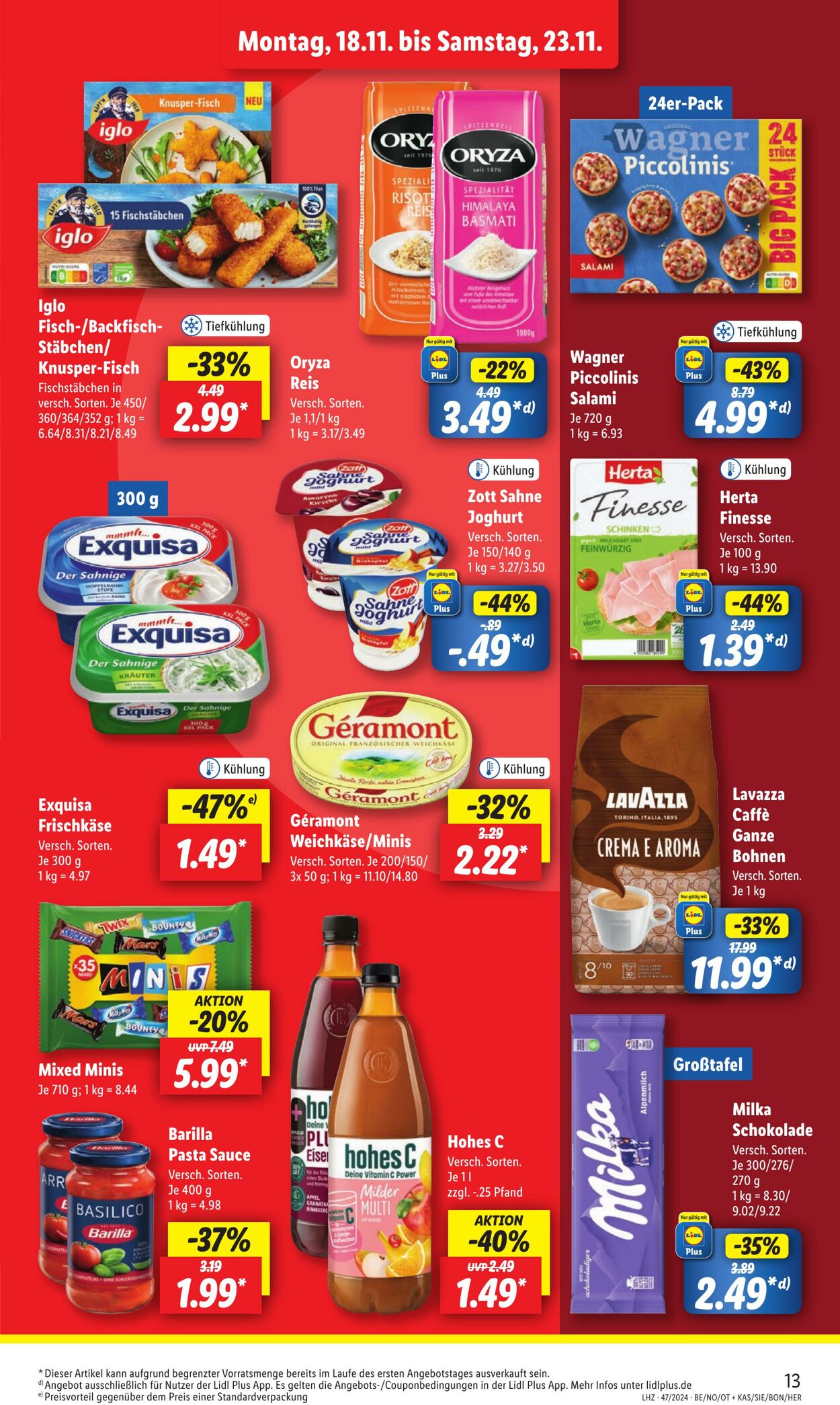 Prospekt Lidl 18.11.2024 - 23.11.2024