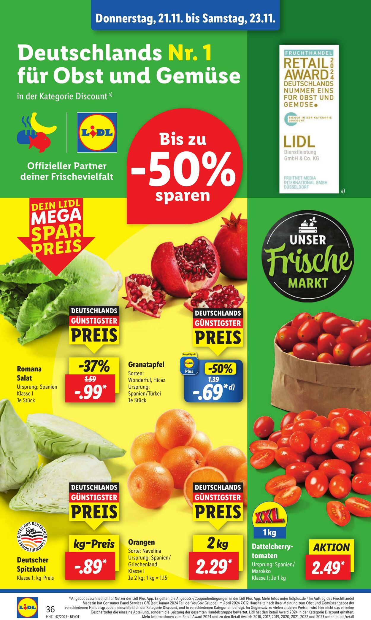 Prospekt Lidl 18.11.2024 - 23.11.2024