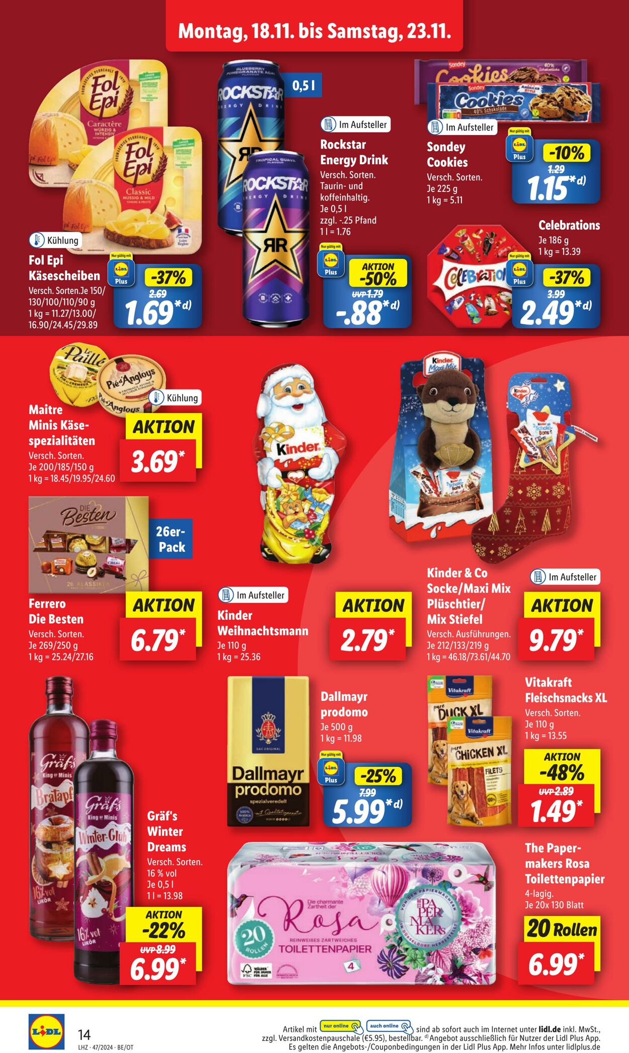 Prospekt Lidl 18.11.2024 - 23.11.2024