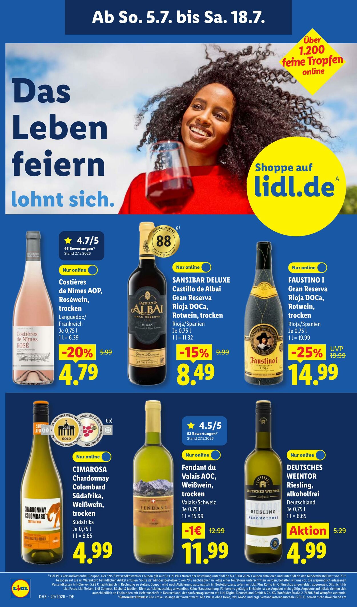 Prospekt Lidl 13.07.2026 - 18.07.2026