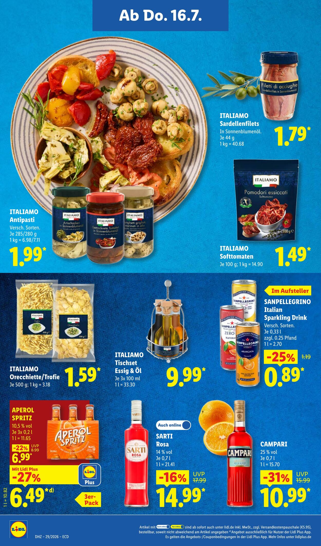 Prospekt Lidl 13.07.2026 - 18.07.2026