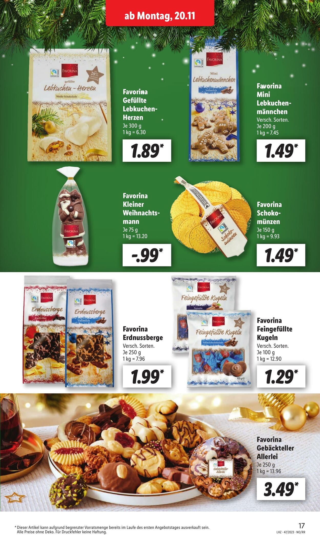 Prospekt Lidl 20.11.2023 - 25.11.2023