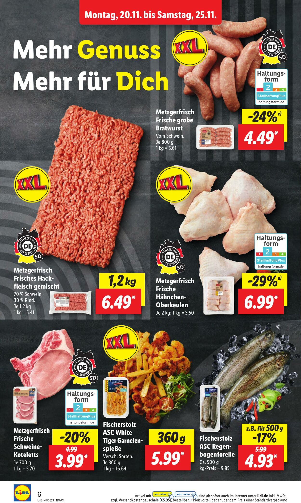 Prospekt Lidl 20.11.2023 - 25.11.2023