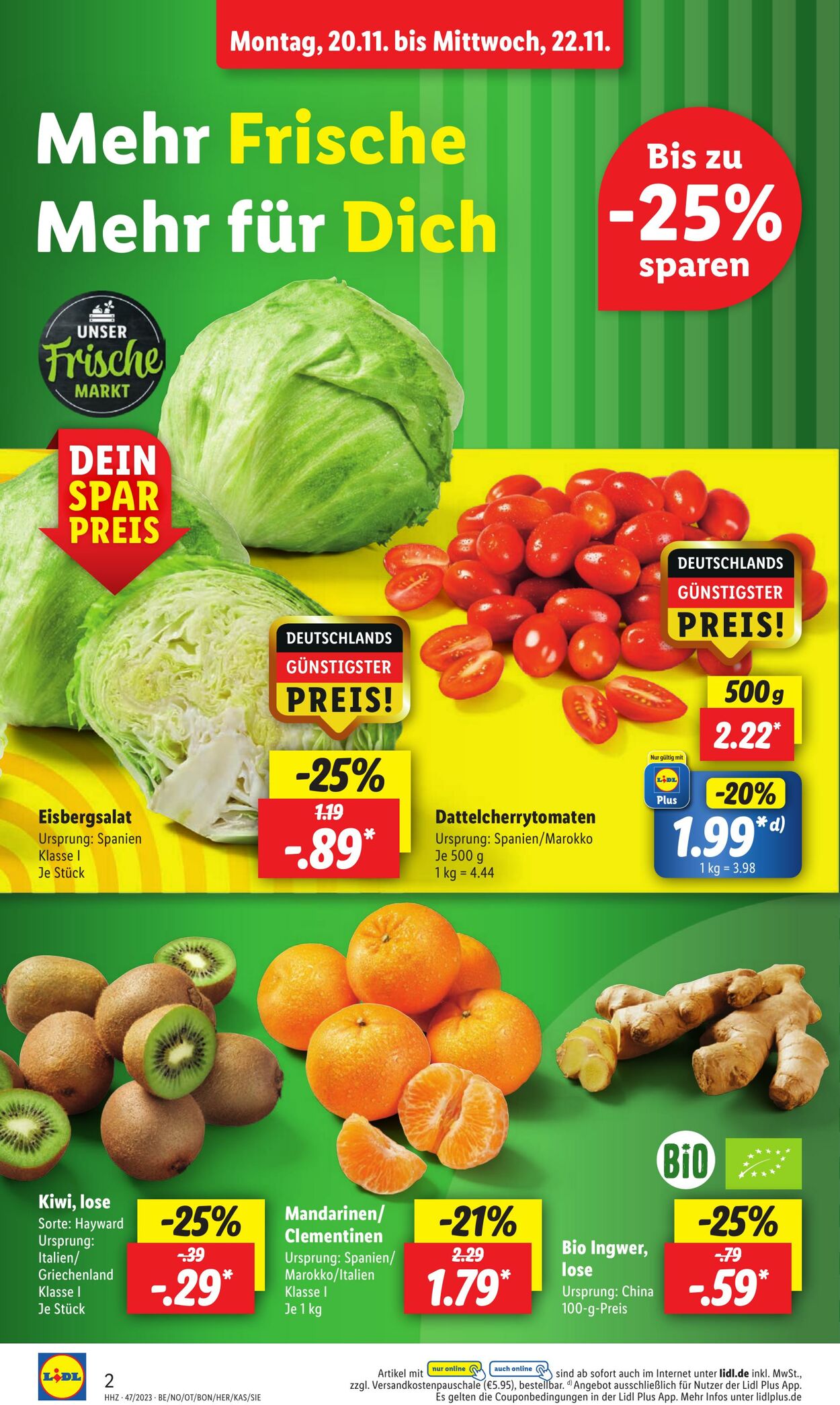 Prospekt Lidl 20.11.2023 - 25.11.2023